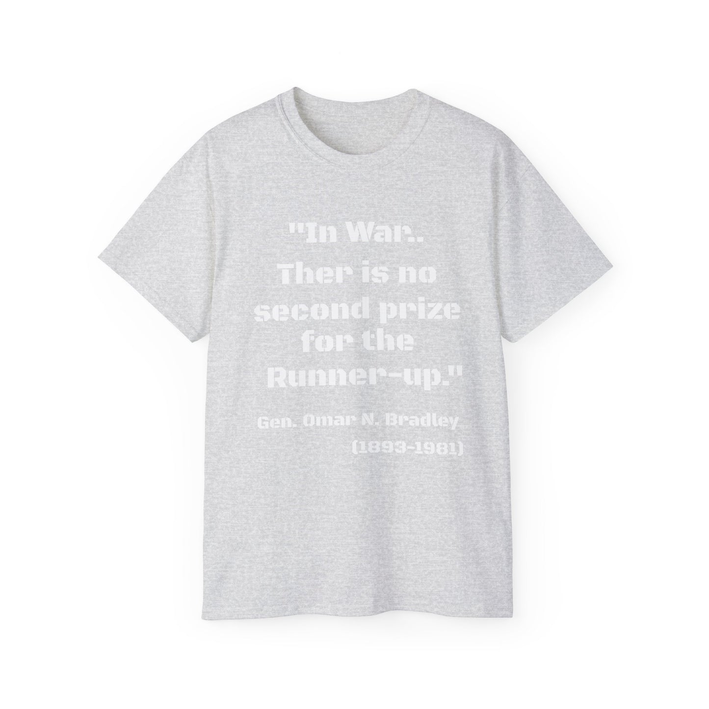 War General Bradley Unisex Tee, Military T-Shirt, Military Veteran Gift, Patriotic Shirt, Army Apparel