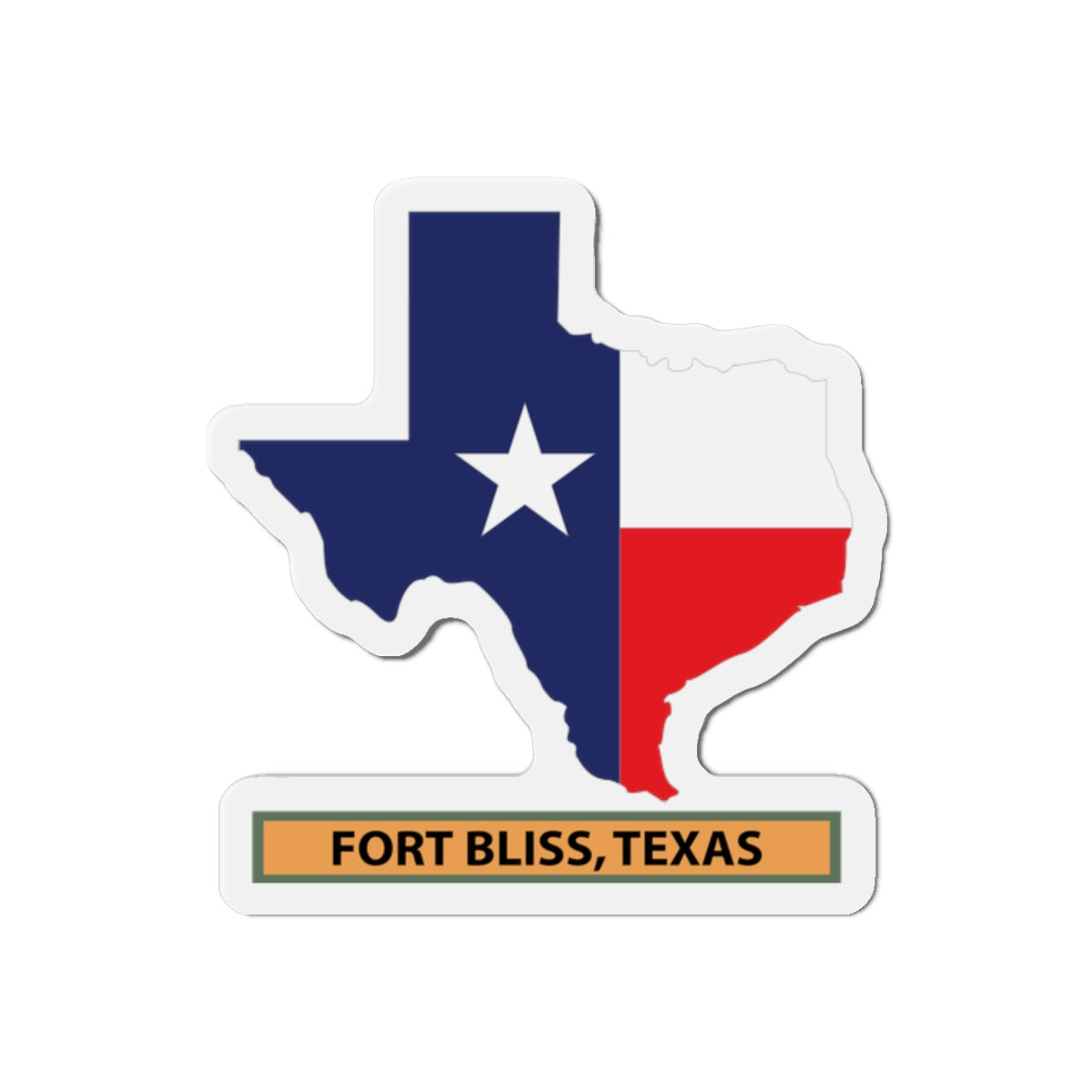 Die-Cut Magnets - Fort Bliss, Texas