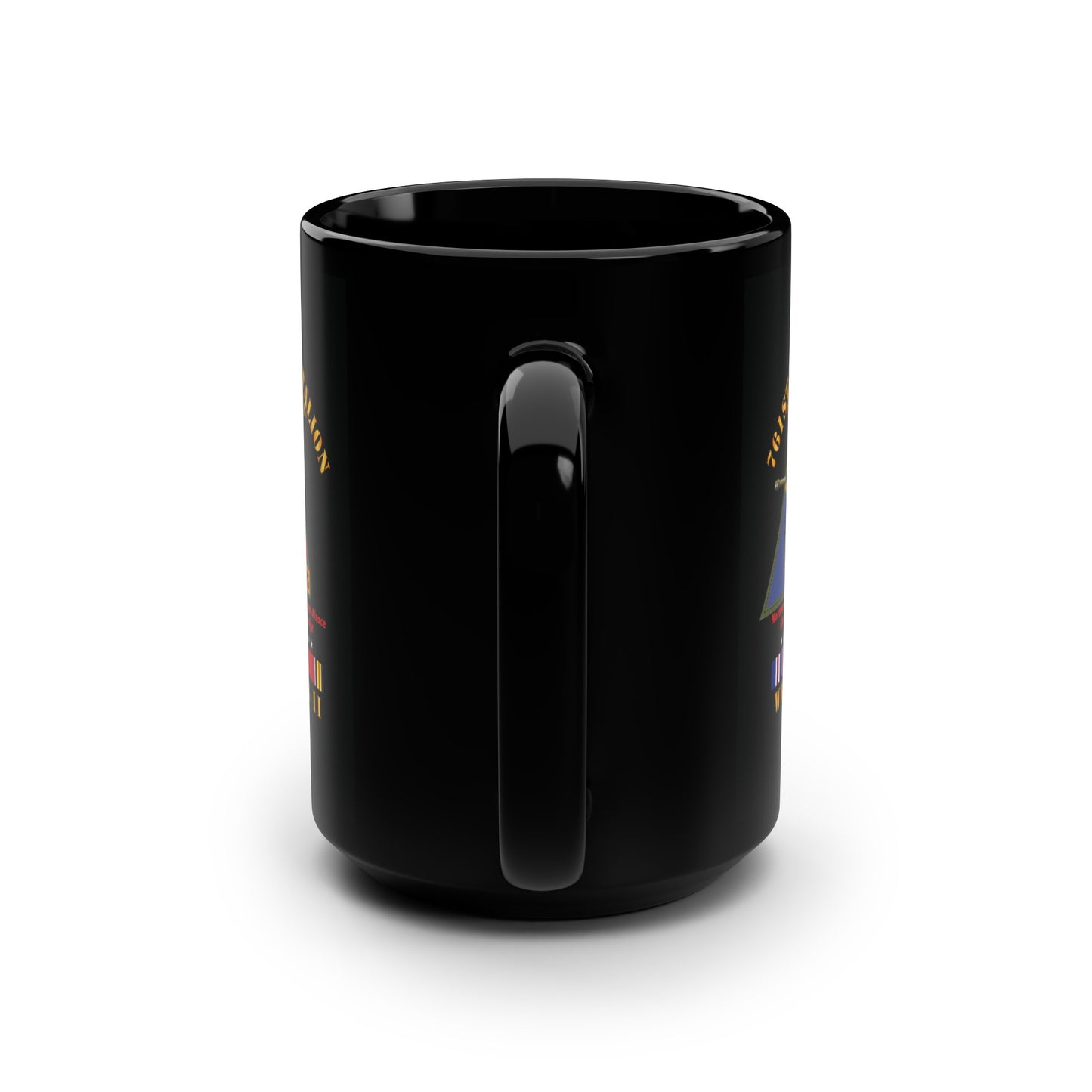 Black Mug 15oz - 761st Tank Battalion - WWII - Black Panthers