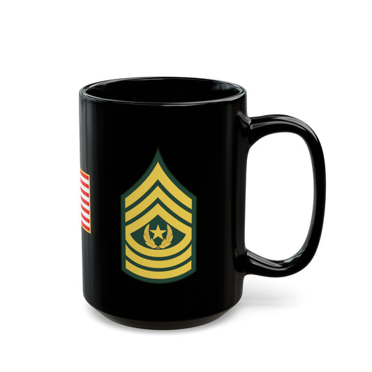Black Coffee Mug 11oz, 15oz - Army - Command Sergeant Major - CSM