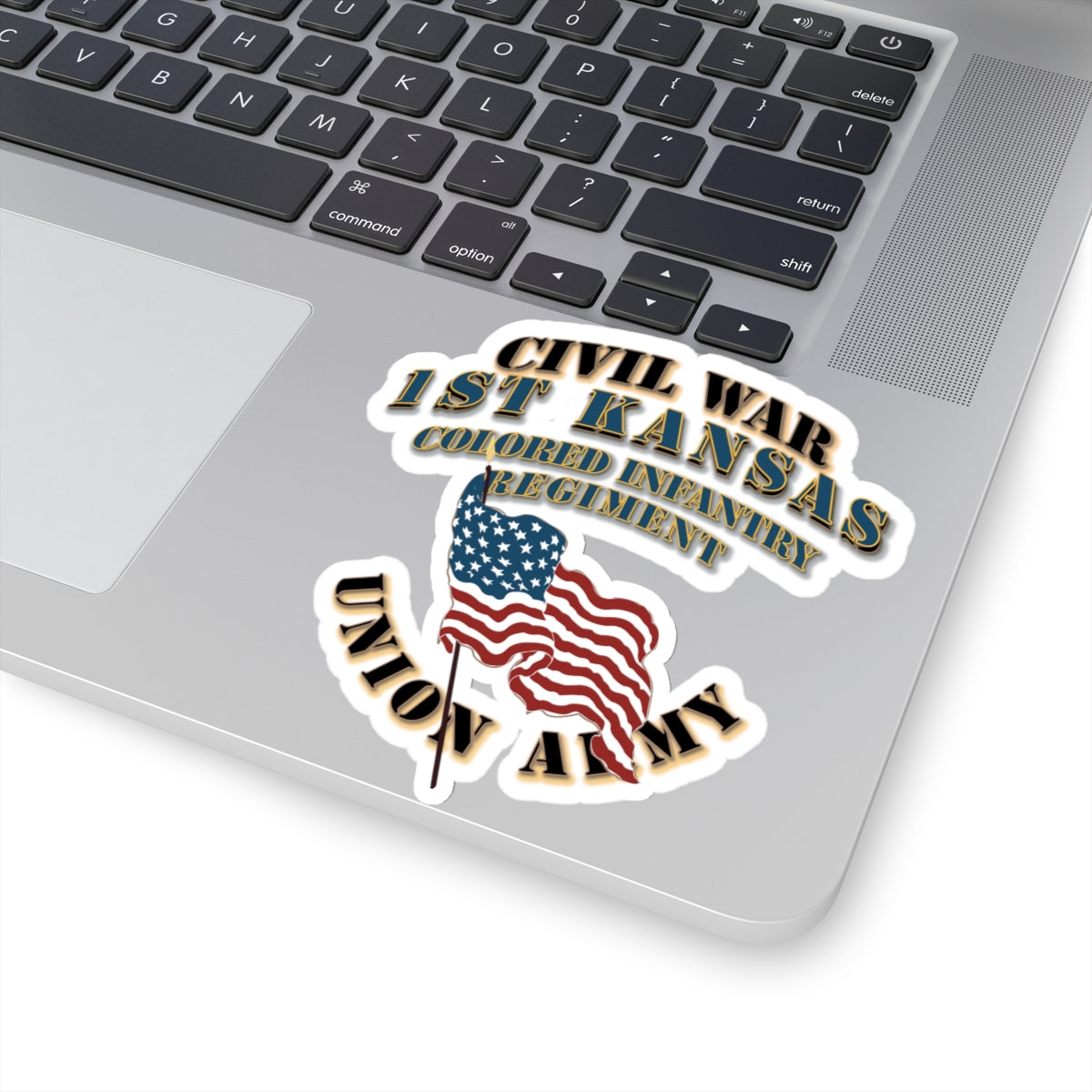 Kiss-Cut Stickers - Civil War - 1st Kansas Colored Infantry Regiment - USA