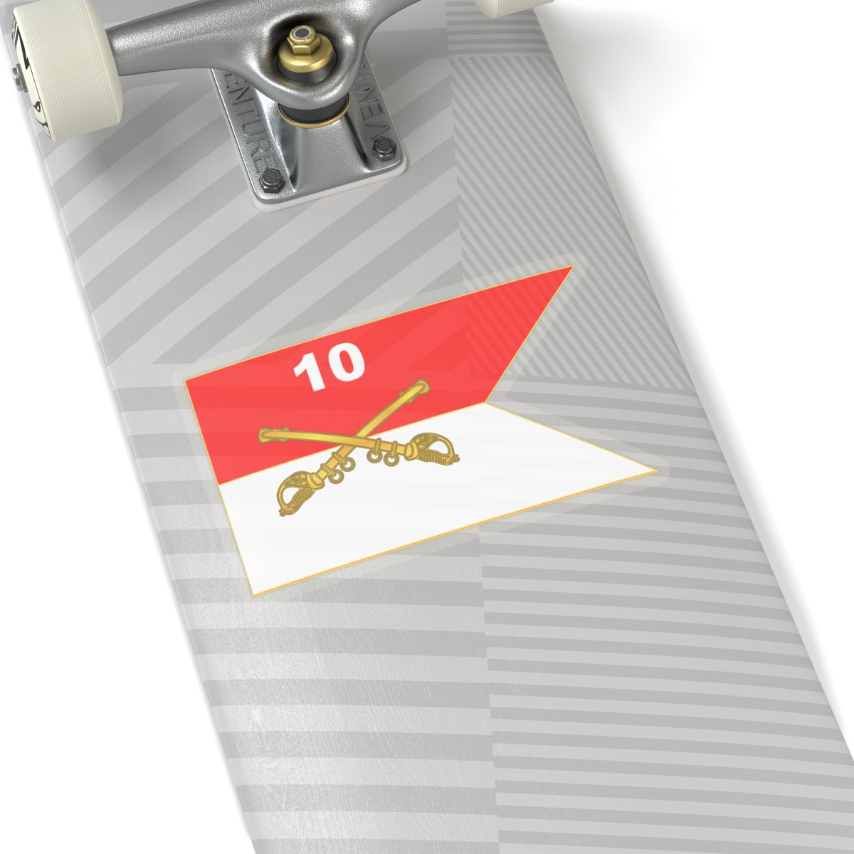 Kiss-Cut Stickers - 10th Cavalry Guidon - Buffalo Soldiers