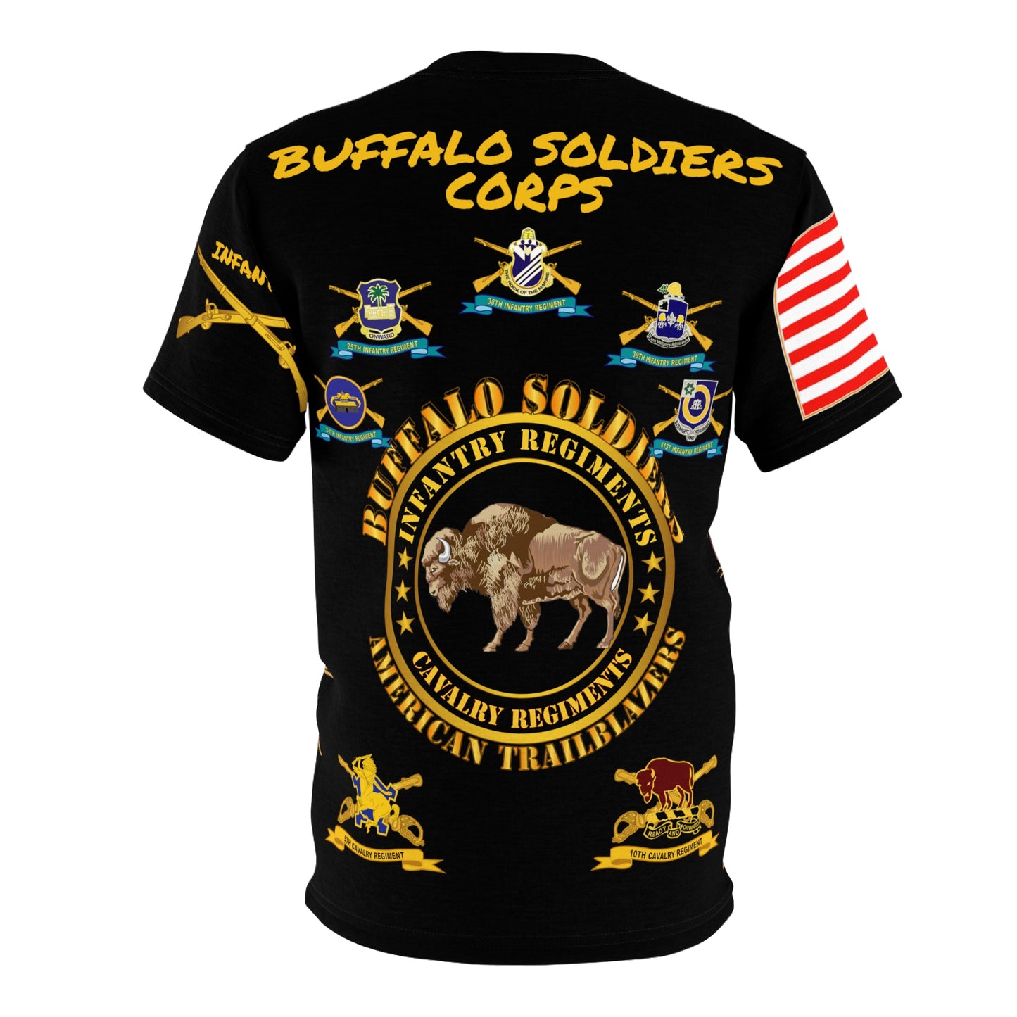 AOP - Army - Cavalry and Infantry Regiments  of the "Buffalo Soldiers" - American History