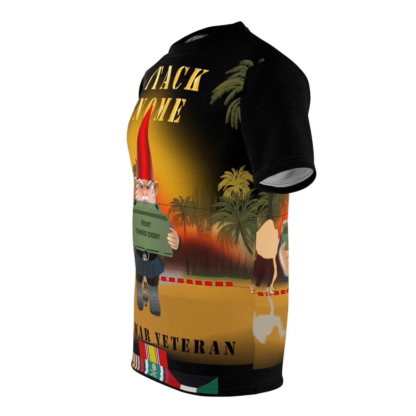 Unisex AOP - Attack Gnome - Gulf War Veteran with Gulf War Service Ribbons