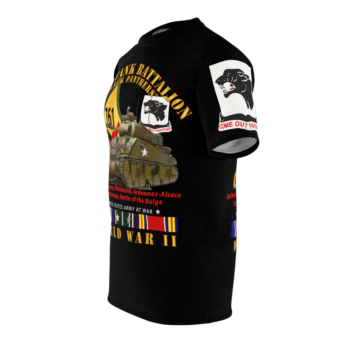 Unisex All Over Print - 761st Tank Battalion - WWII - Black Panthers