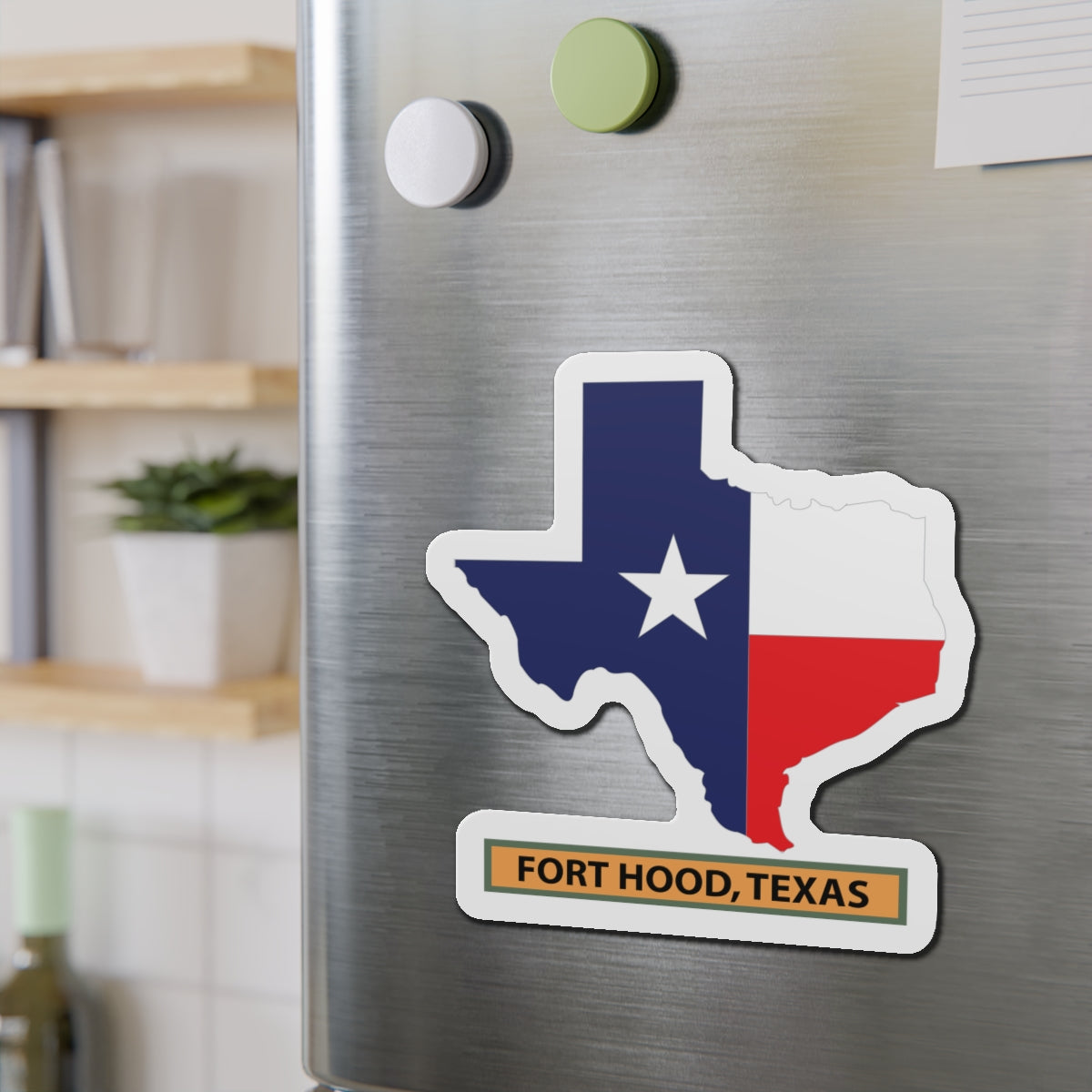 Die-Cut Magnets - Fort Hood, Texas