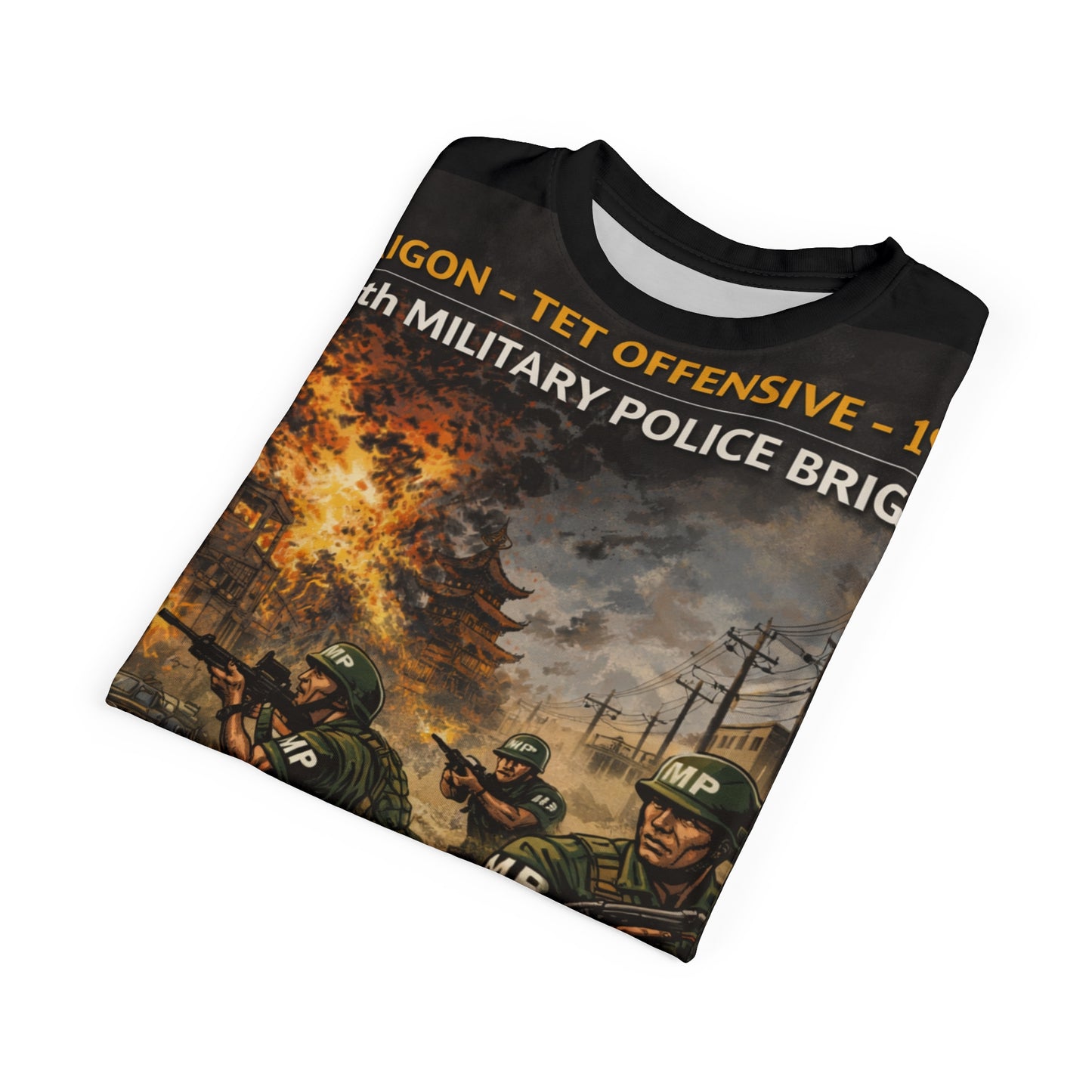 18th Military Police Brigade Tet 1968 Tribute Tee — "Taking Back Control"