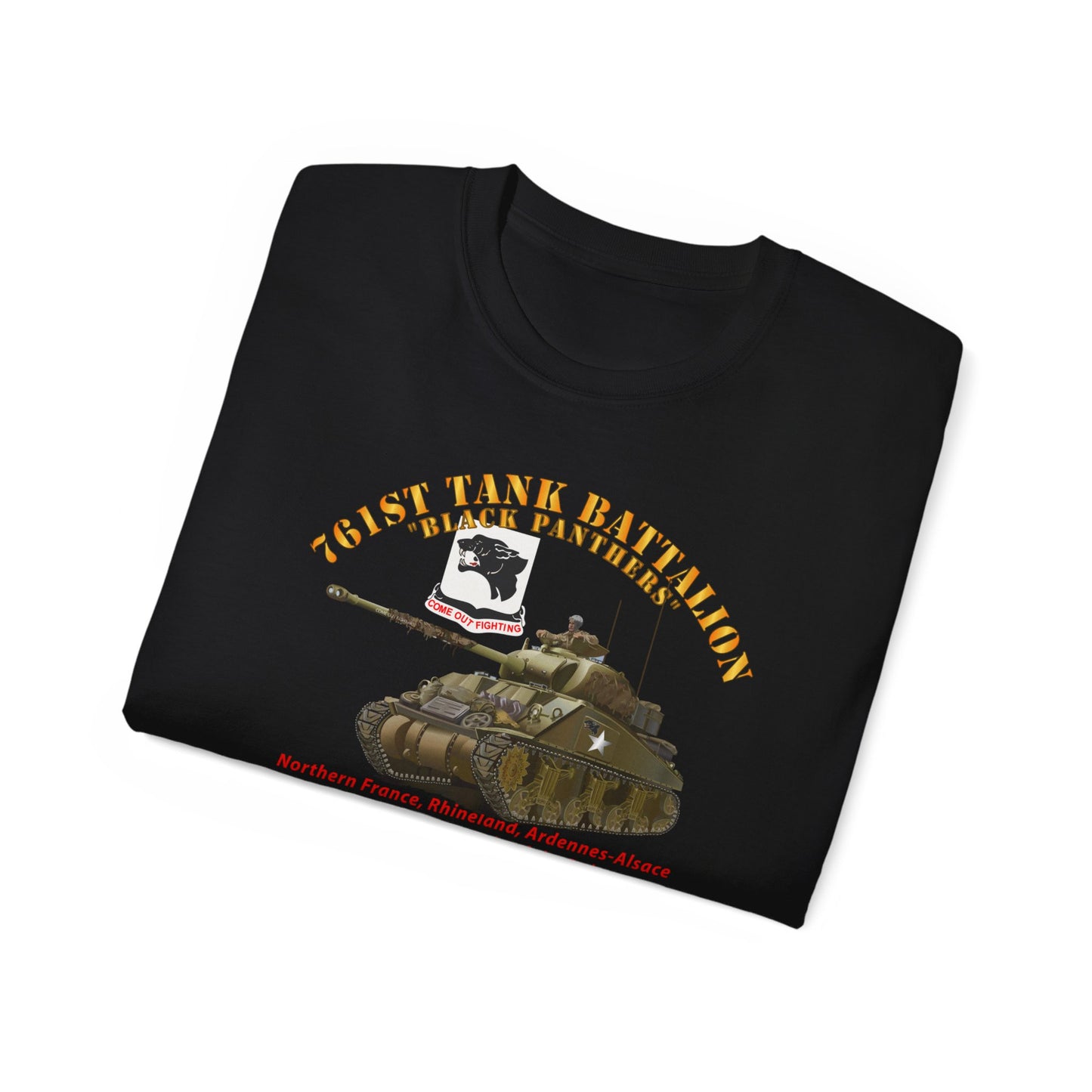 Unisex Ultra Cotton Tee - 761st Tank Battalion - Black Panthers