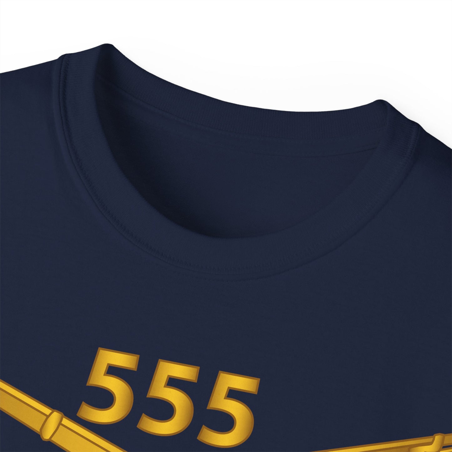 Unisex Ultra Cotton Tee - 555th Infantry Regiment Branch wo Txt X 300