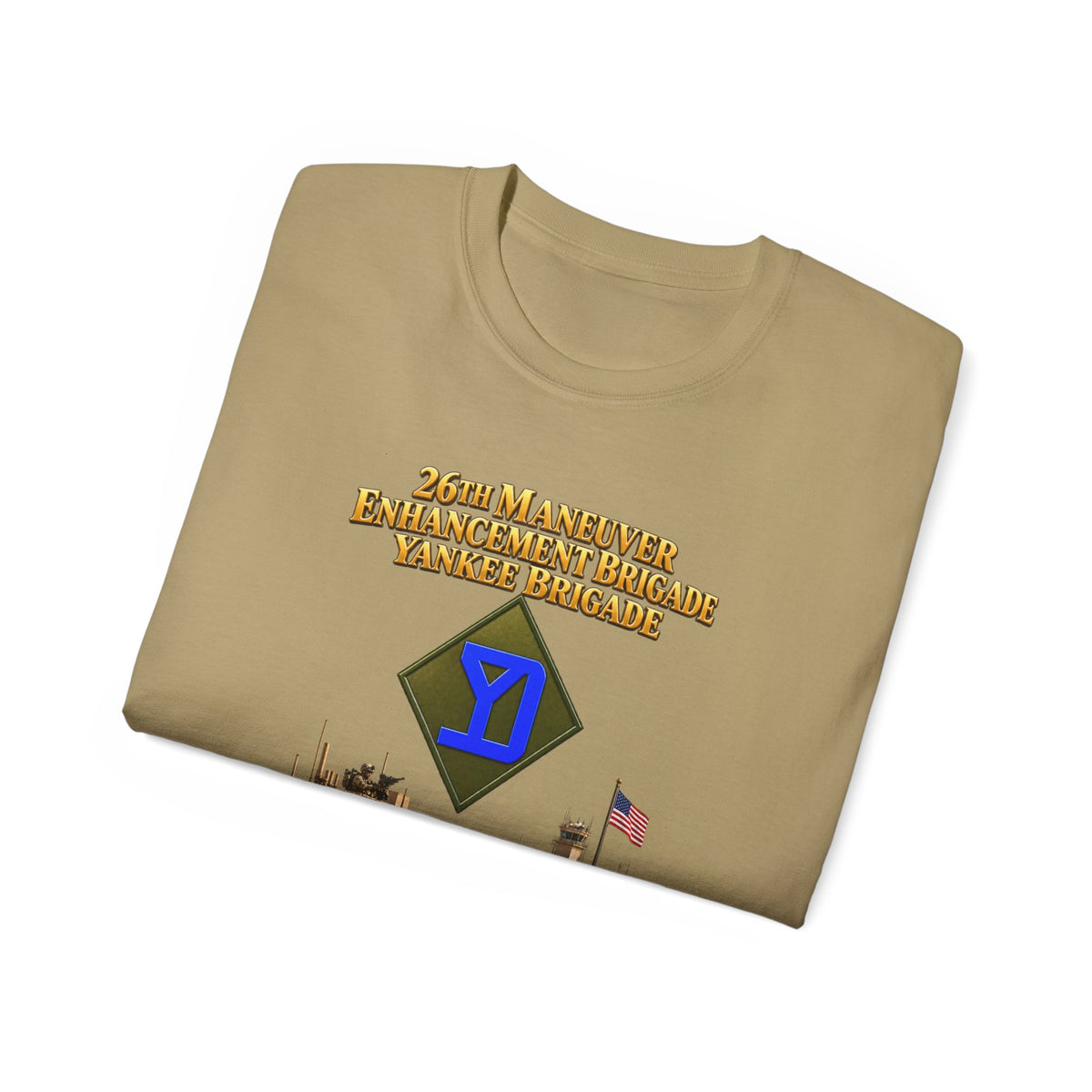 Unisex Ultra Cotton Tee - Army- 26th Maneuver Enhancement Brigade - Camp Lemonnier, Djibouti - Horn of Africa - CJTF - HOA - 3D - Enhanced