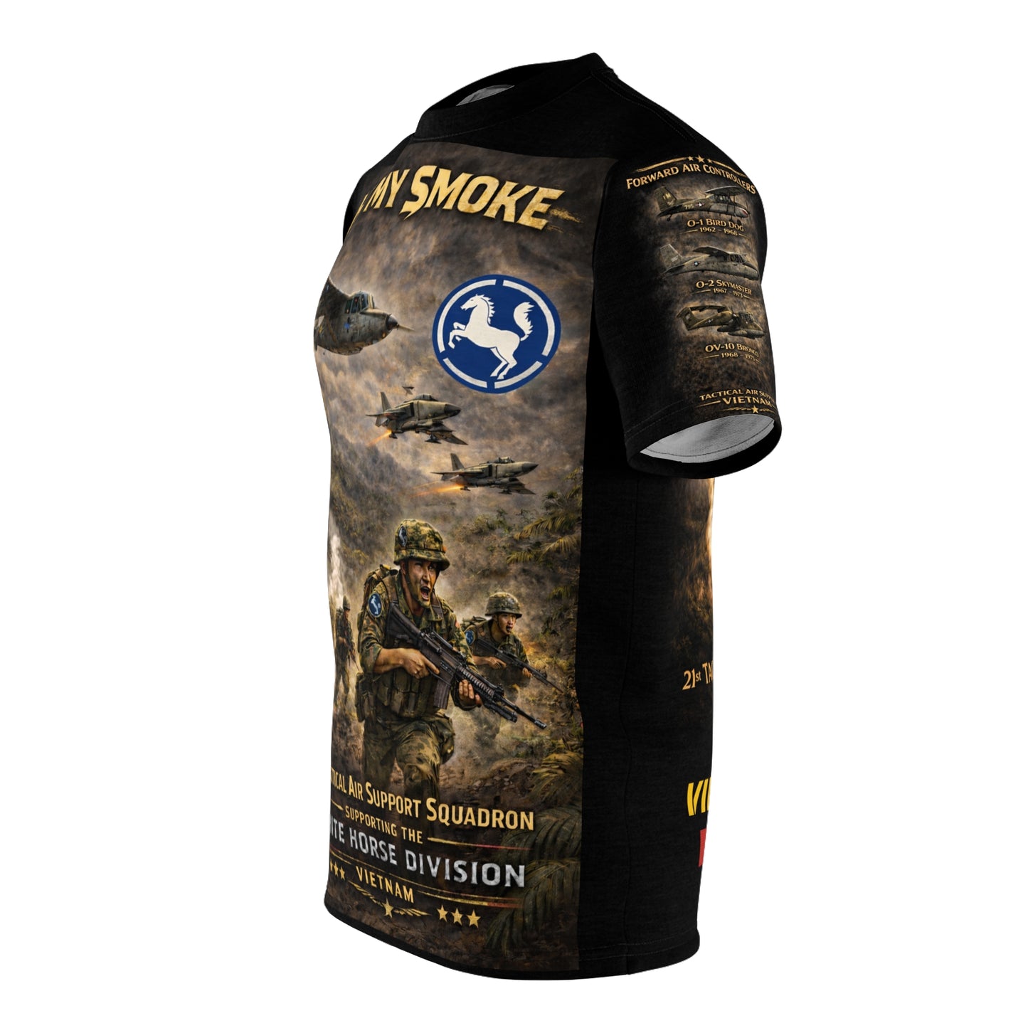 21st Tactical Air Support Squadron Hit My Smoke Tee | Vietnam Tribute - Supporting the 9th Infantry Division (South Korea)