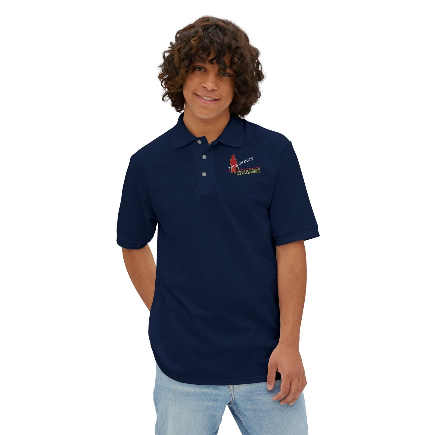 Men's Casual Piqué Polo - Tour Of Duty
