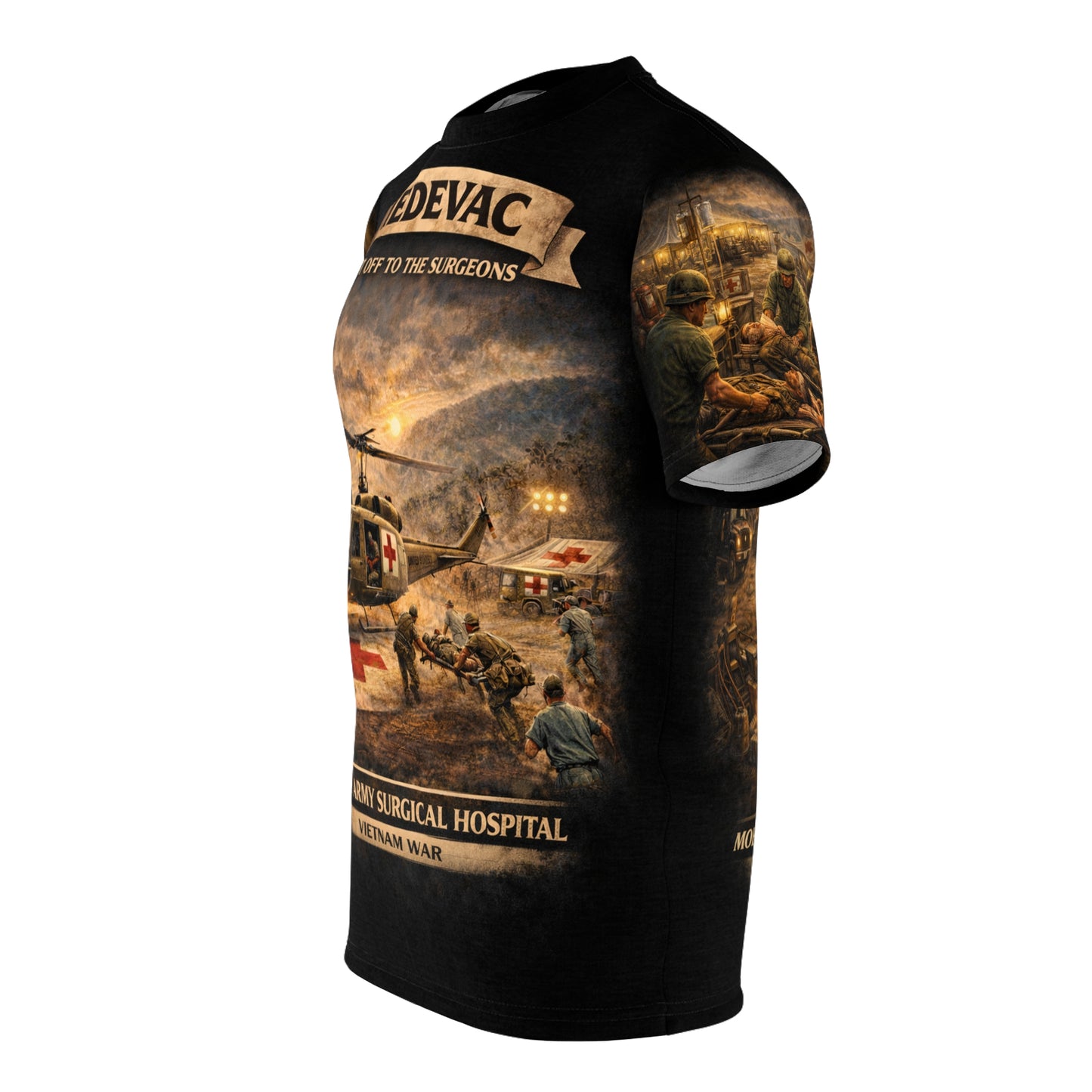 MASH Mobile Army Surgical Hospital Tribute Tee — Vietnam Veteran Memorial Shirt