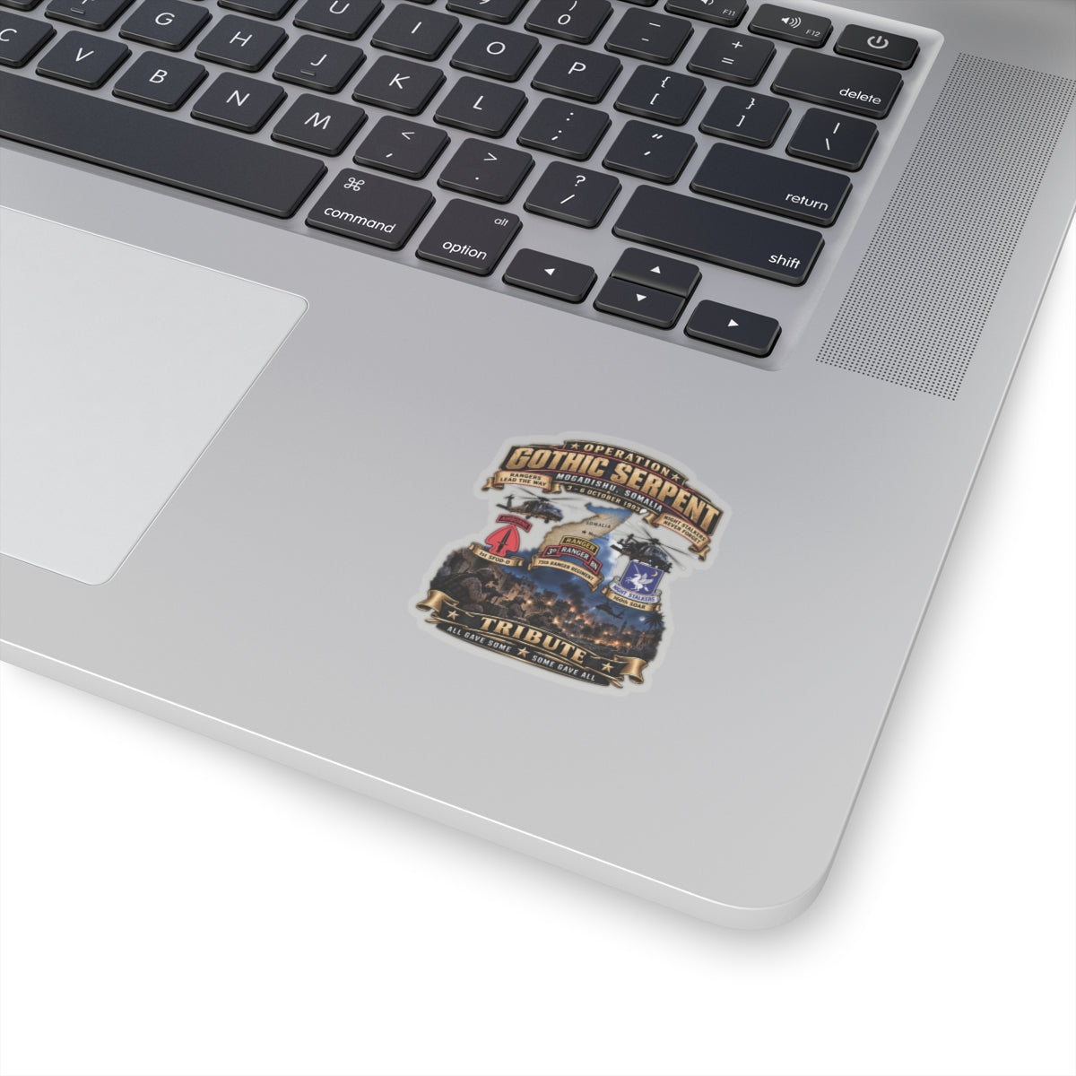 Kiss-Cut Stickers - Operation Gothic Serpent - Mogadishi, Somalia - 3-6 Oct 1993 Tribute - 3D - Enhanced