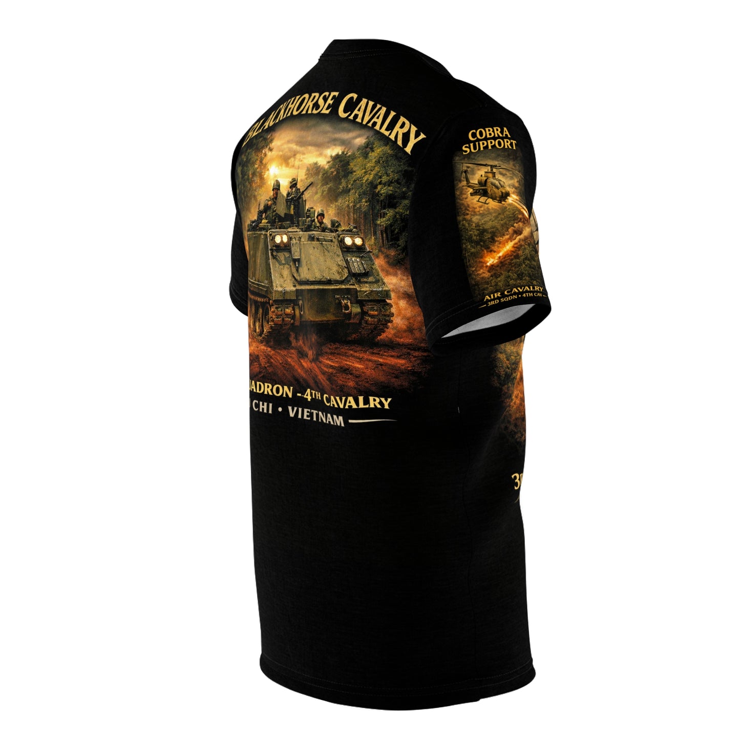 3rd Squadron, 4th Cavalry Tribute Tee — 25th Infantry Division (Cu Chi Base Camp, Vietnam)