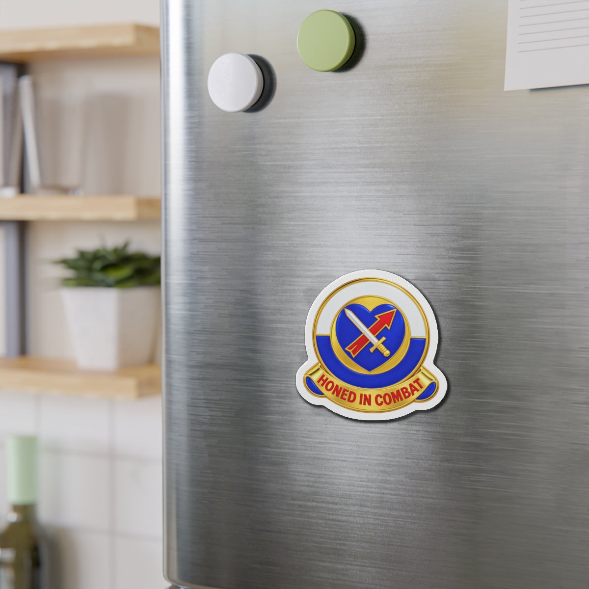 Die-Cut Magnets — Army - XXIV Corps - DUI without Text - 3D - Transparent