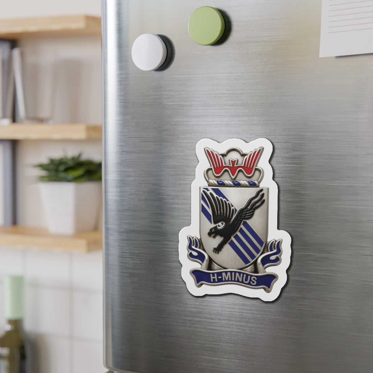 Die-Cut Magnets — Army - 505th Parachute Infantry Regiment (PIR) - DUI - 3D - Enhanced