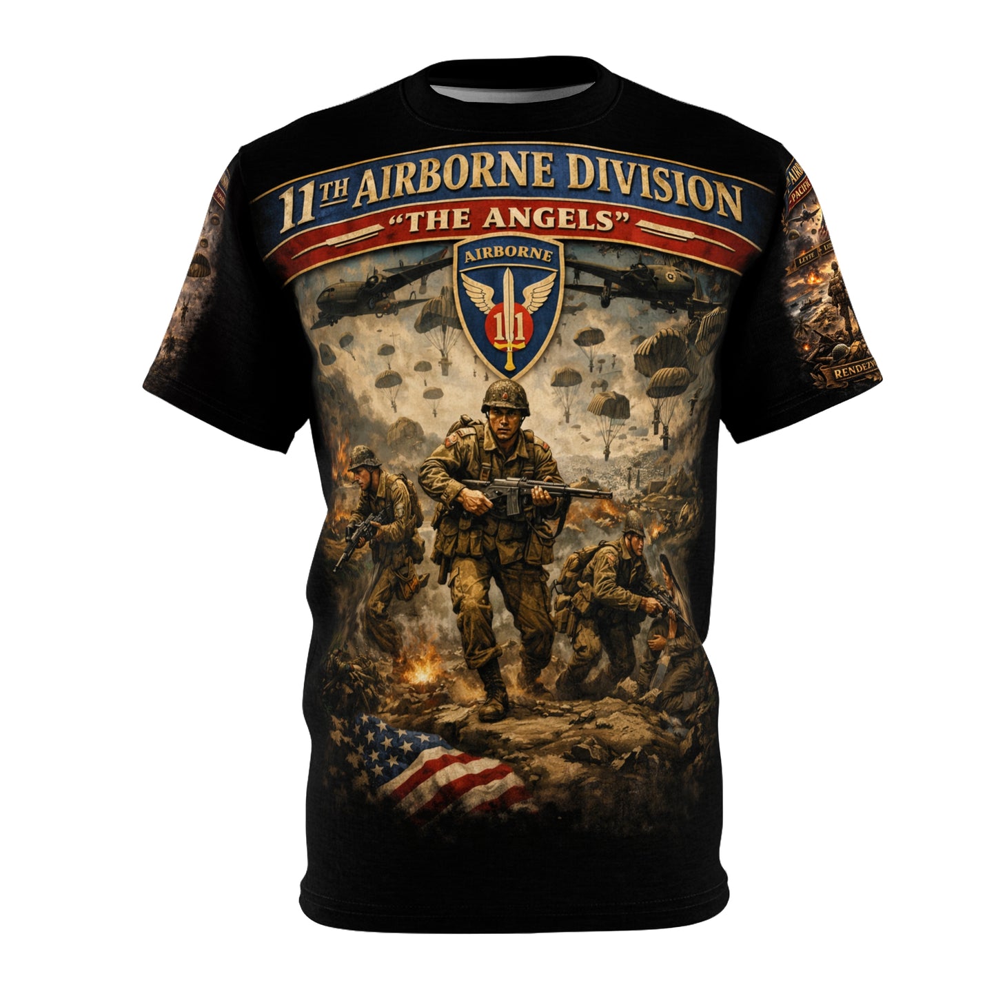 11th Airborne Division WWII Tribute Tee | Pacific Theater