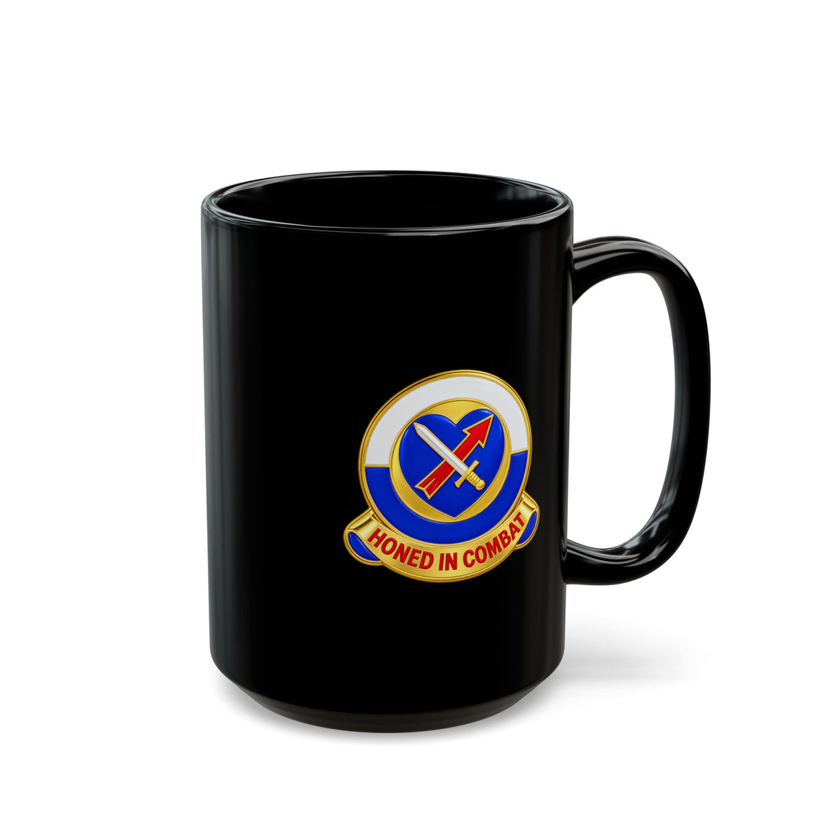Black Mug  (15oz) - Army - XXIV Corps - DUI without Text - 3D - Transparent
