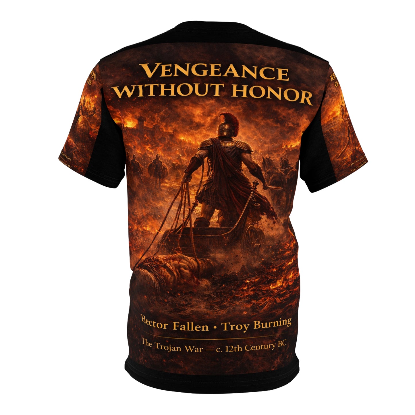 The ILiad - "RAGE OF ACHILLES" Tribute Tee — Trojan War - 1194–1184 BC