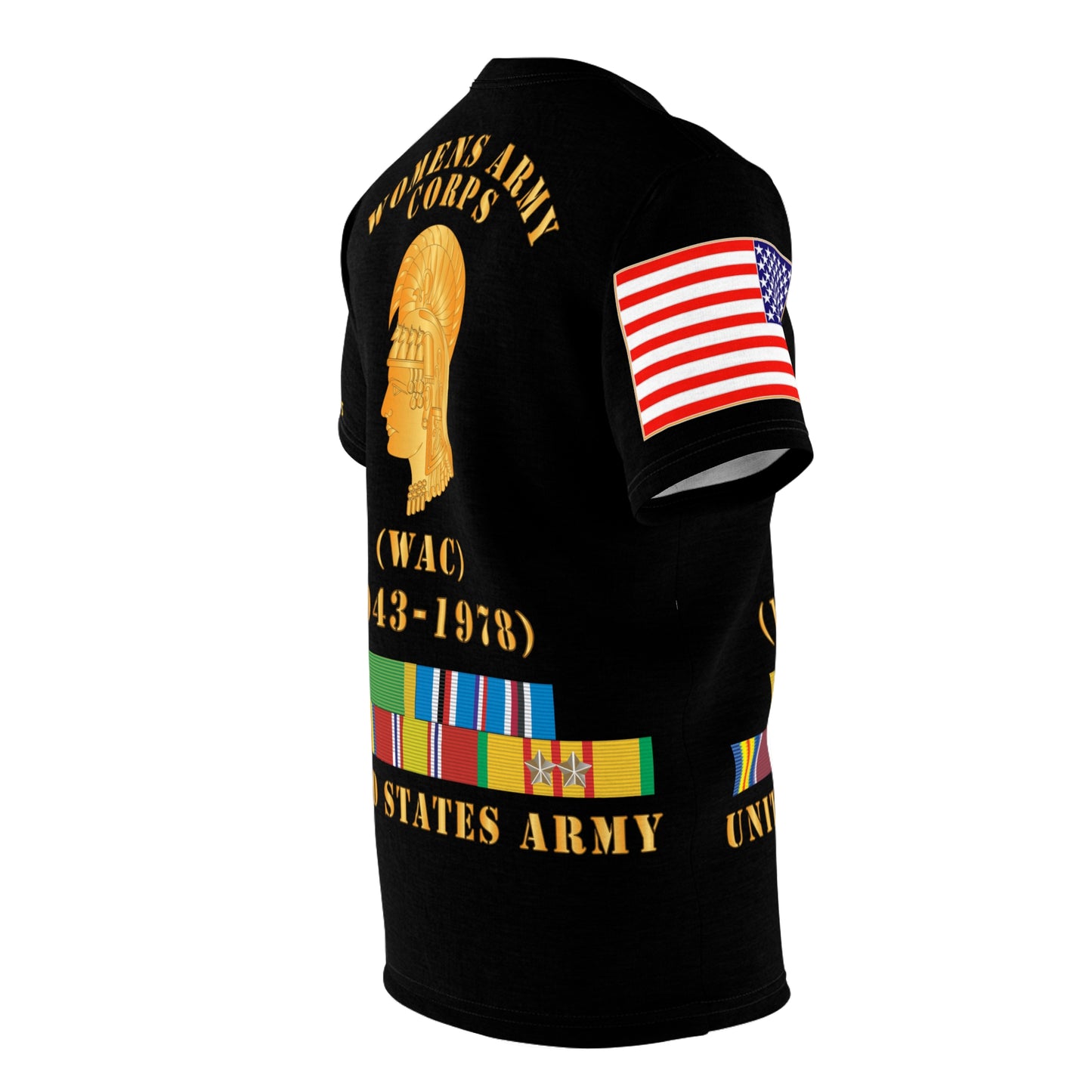 AOP - Womens Army Corps (WAC) - 1943-1972 with Service and Campaign Ribbons