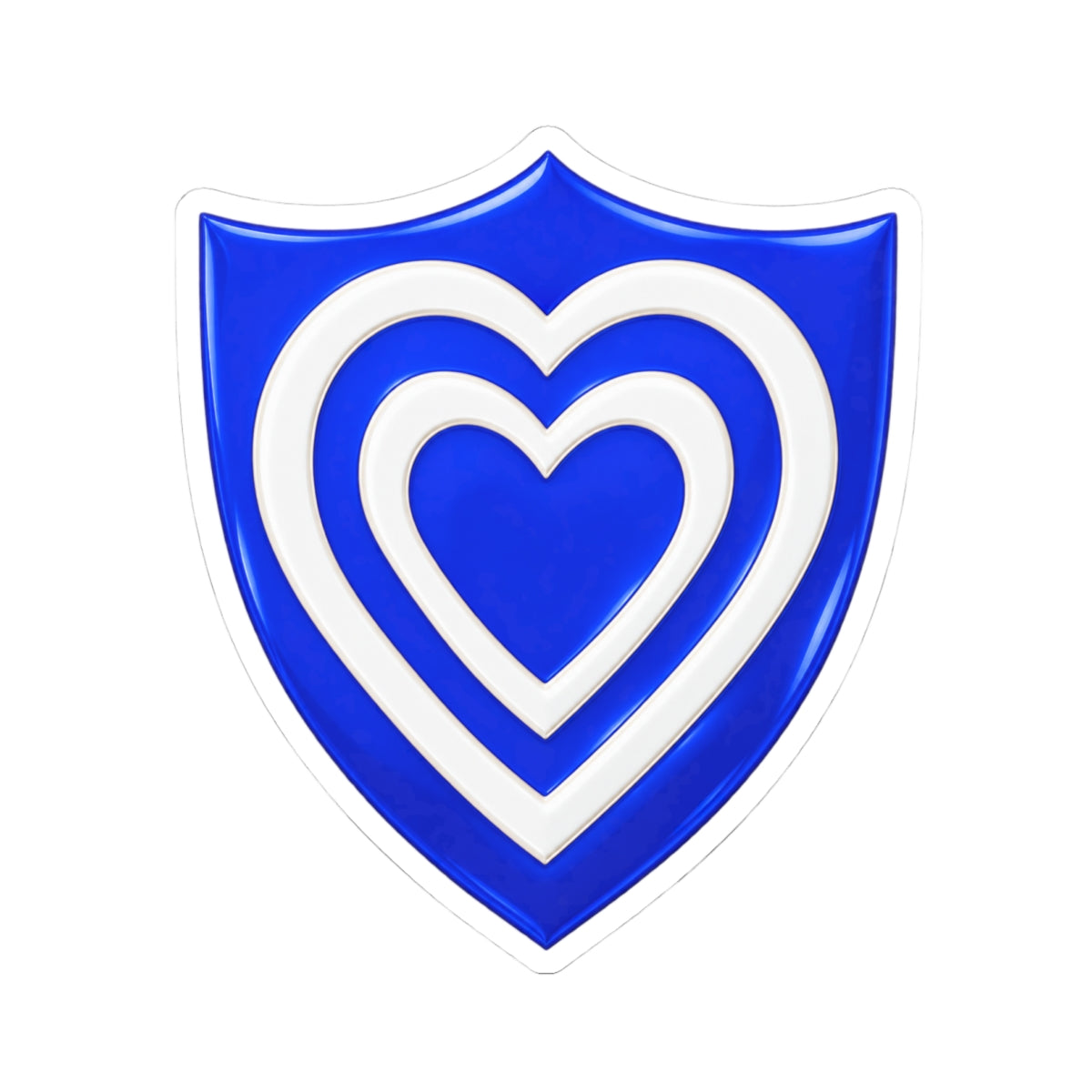 Kiss-Cut Stickers - Army - XXIV Corps - SSI without Text - 3D - Transparent