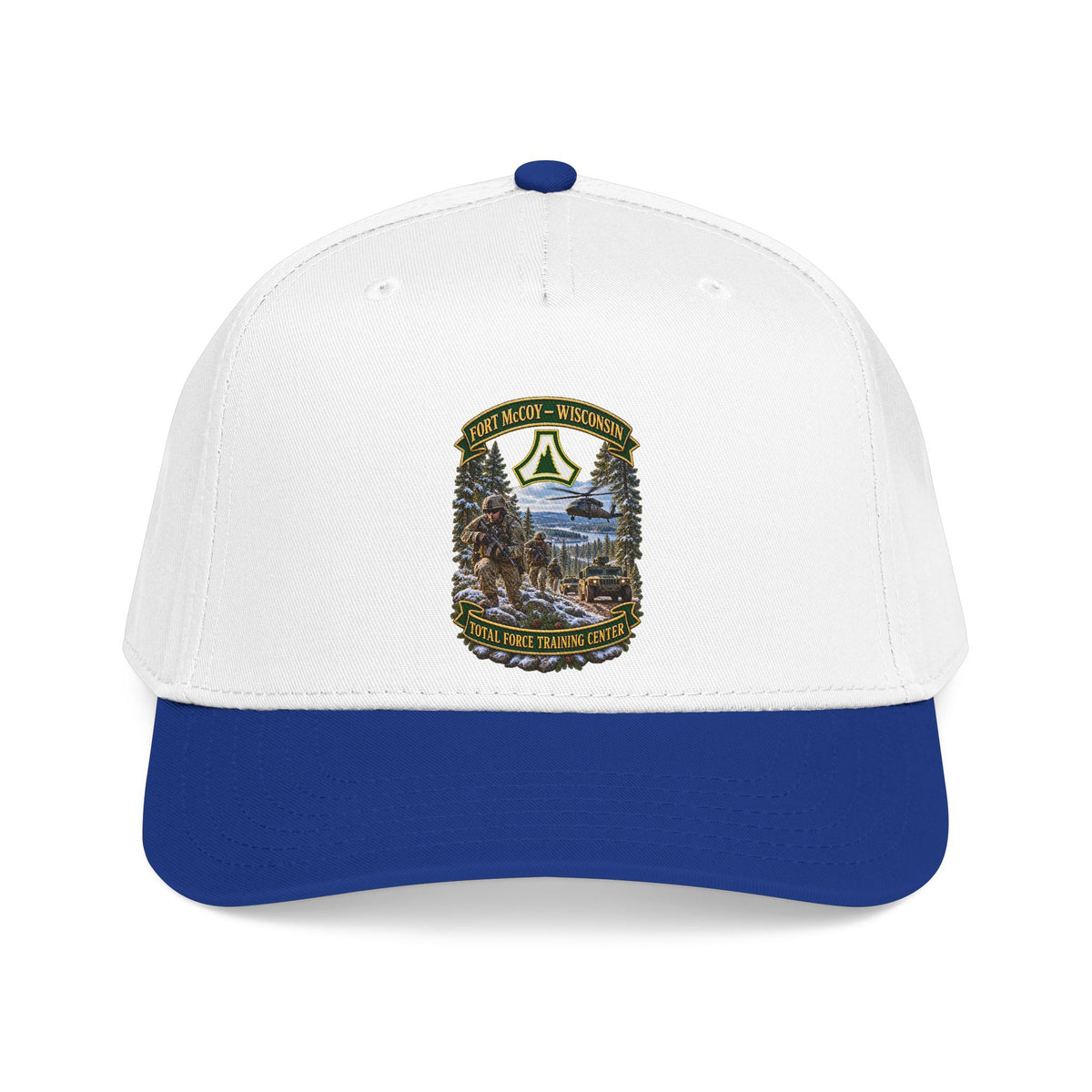 Mid Profile Baseball Cap - Fort McCoy, Wisconsin - DUI - Total Force Training Center - 3D - Enhanced
