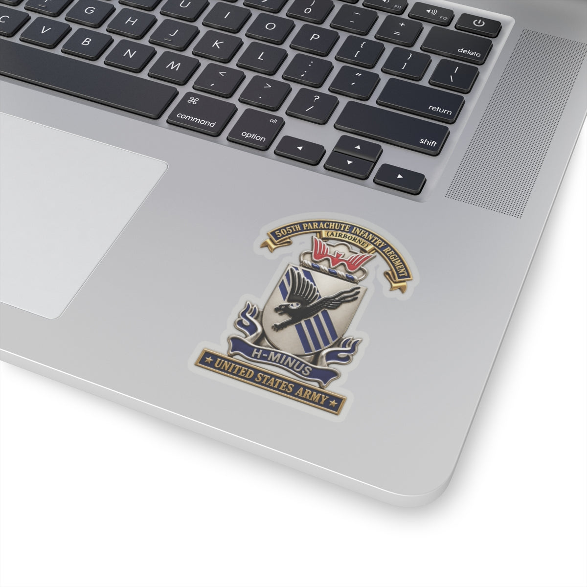 Kiss-Cut Stickers - Army - 505th Parachute Infantry Regiment (PIR) - DUI - United States Army - 3D - Enhanced
