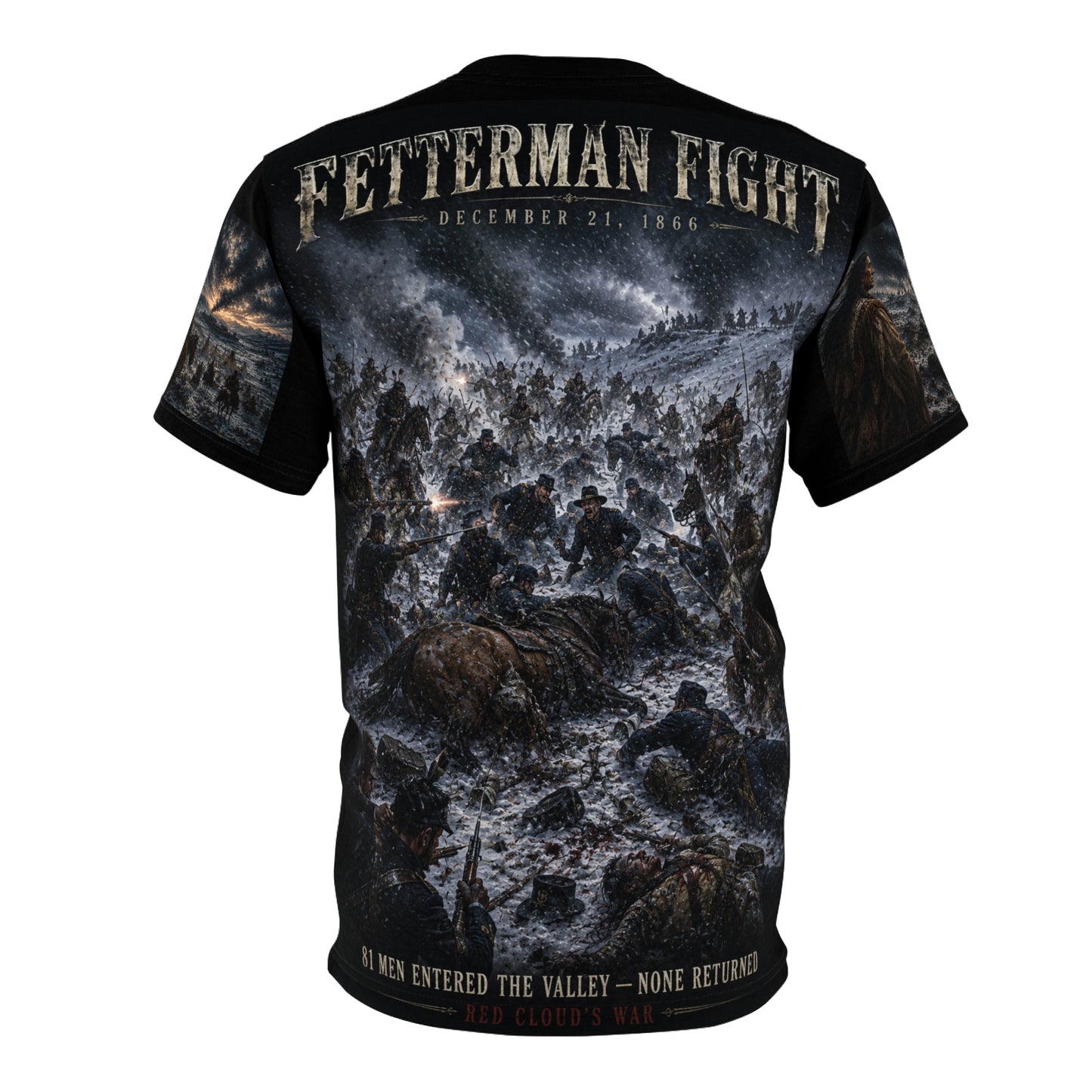 Fetterman Fight Memorial Tribute Tee — Red Cloud's War