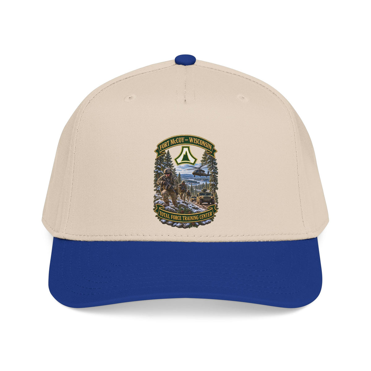 Mid Profile Baseball Cap - Fort McCoy, Wisconsin - DUI - Total Force Training Center - 3D - Enhanced