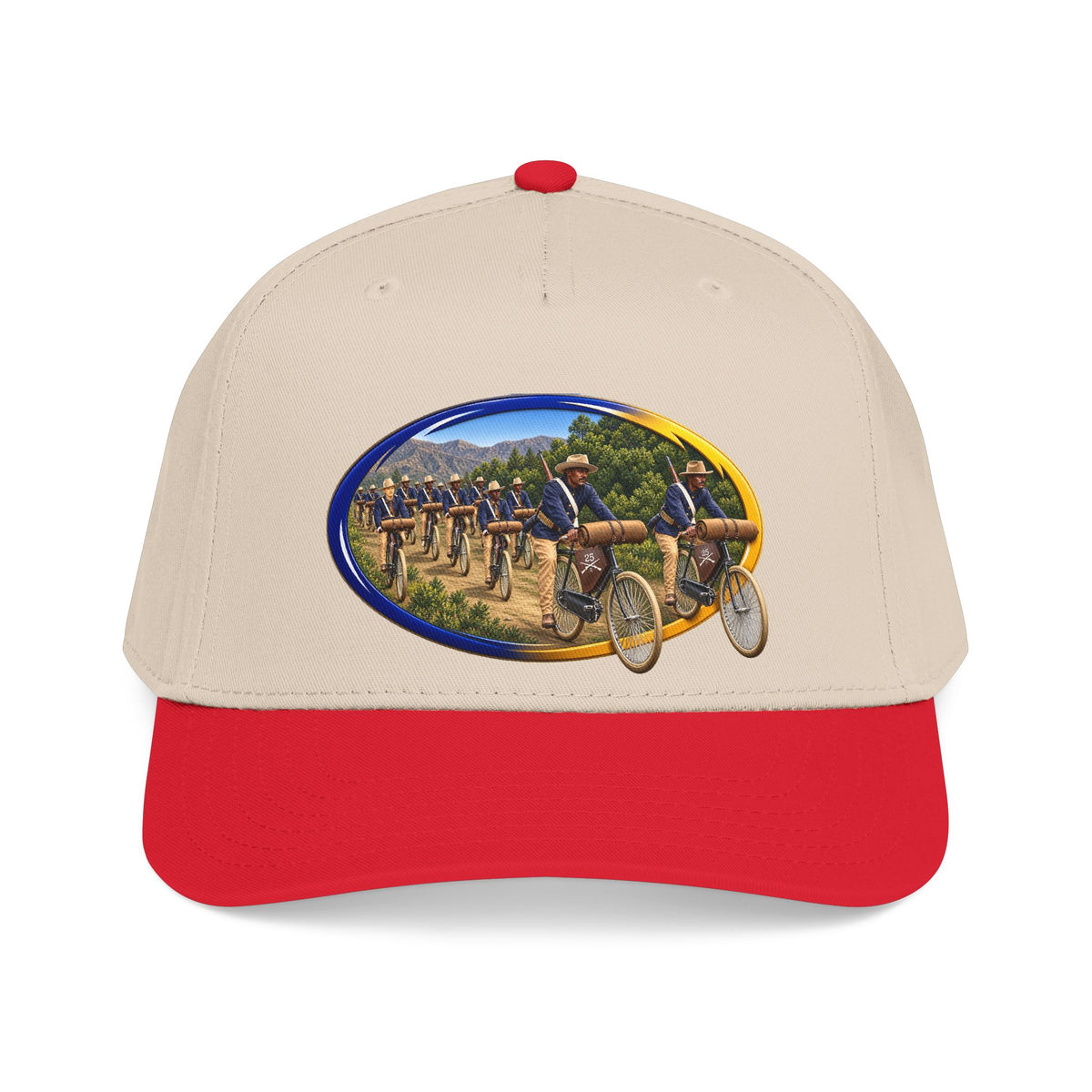 Mid Profile Baseball Cap - CIrcle Riders - 3D - Enhanced