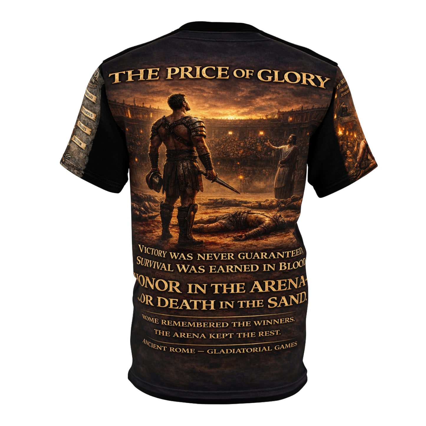 Gladiators "Blood in the Sand" Tribute Tee — The Will of Rome