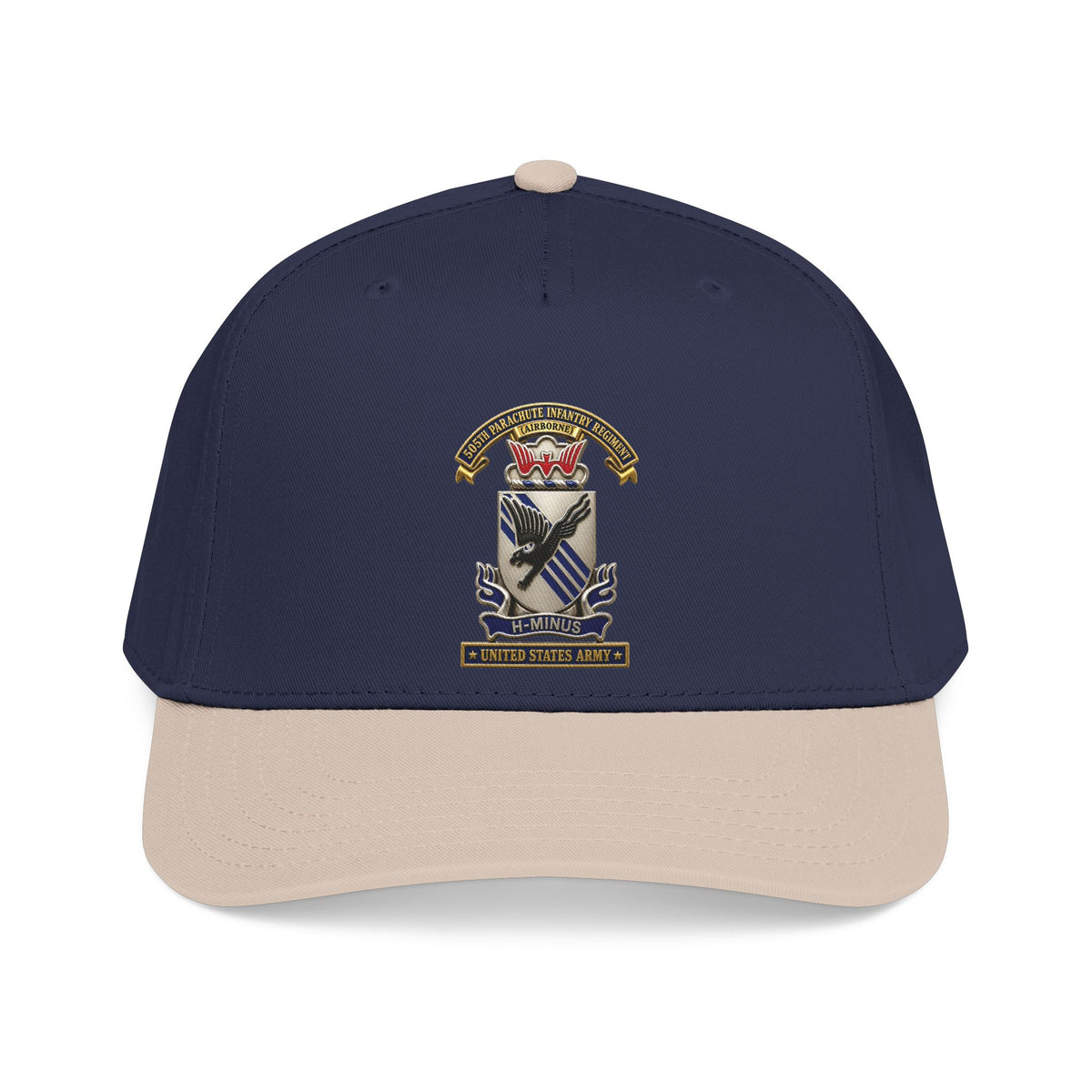 Mid Profile Baseball Cap - Army - 505th Parachute Infantry Regiment (PIR) - DUI - United States Army - 3D - Enhanced
