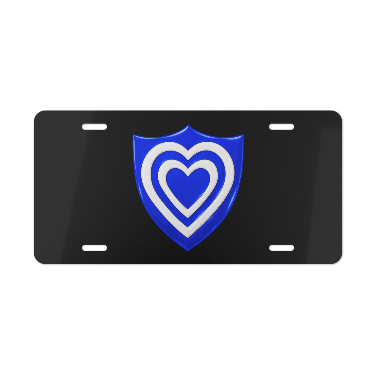 Vanity License Plate - Army - XXIV Corps - SSI without Text - 3D - Transparent