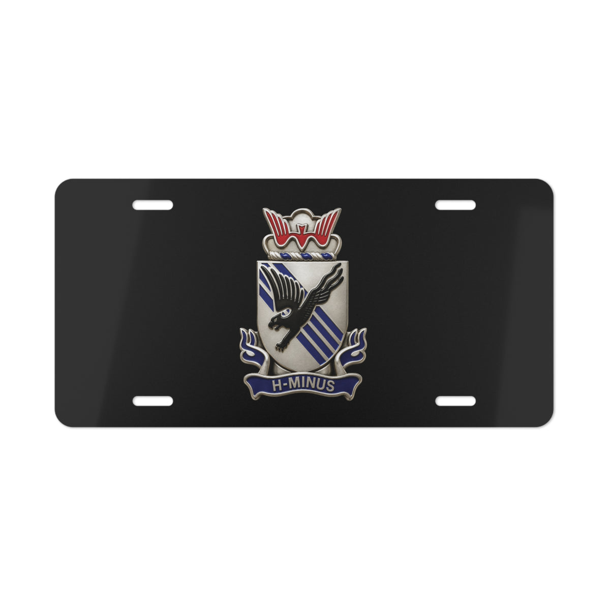 Vanity License Plate - Army - 505th Parachute Infantry Regiment (PIR) - DUI - 3D - Enhanced