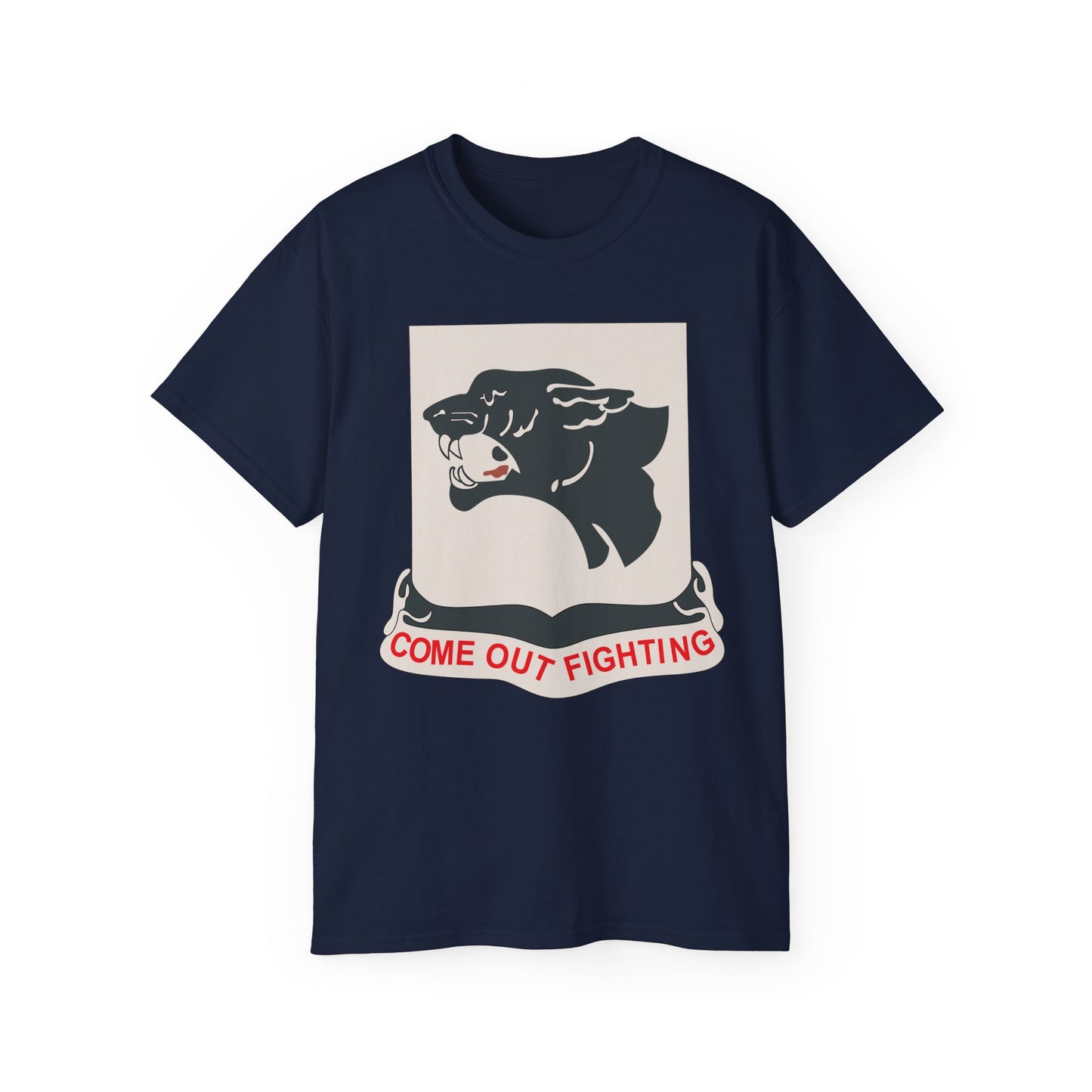 Unisex Ultra Cotton Tee - Army - 761st Tank Battalion - Black Panthers wo Txt