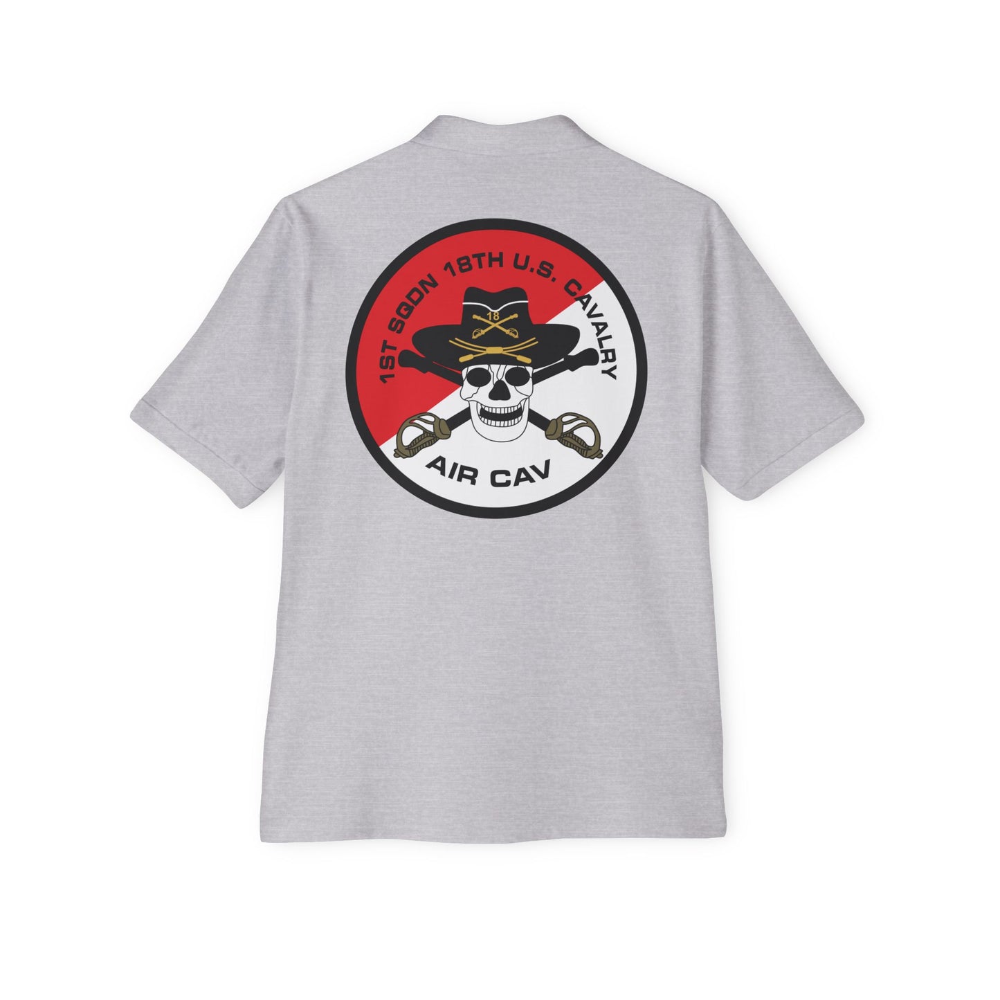 Men's Casual Piqué Polo - 1st Squadron, 18th U.S Cavalry X 300