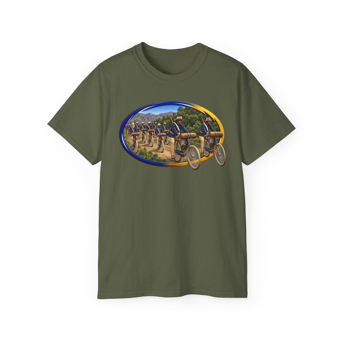 Unisex Ultra Cotton Tee - CIrcle Riders - 3D - Enhanced