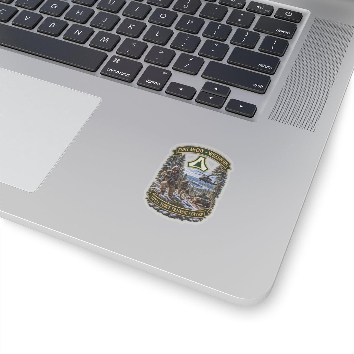 Kiss-Cut Stickers - Fort McCoy, Wisconsin - DUI - Total Force Training Center - 3D - Enhanced
