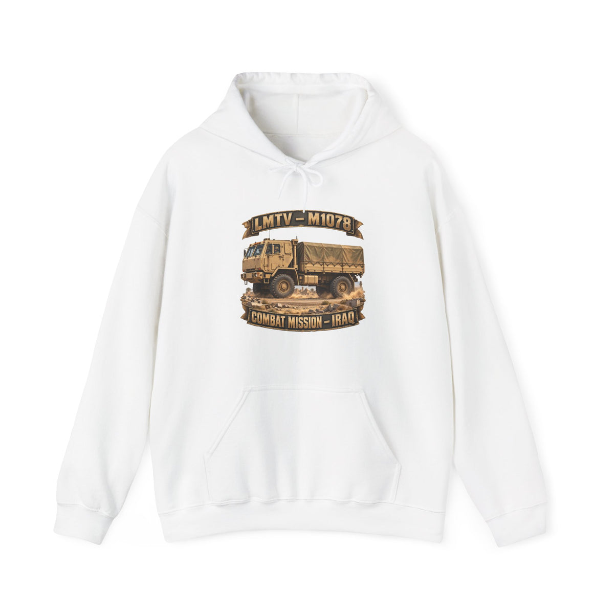 Hoodie — Army - LMTV - 1078 - Combat Mission - Iraq - 3D - Enhanced