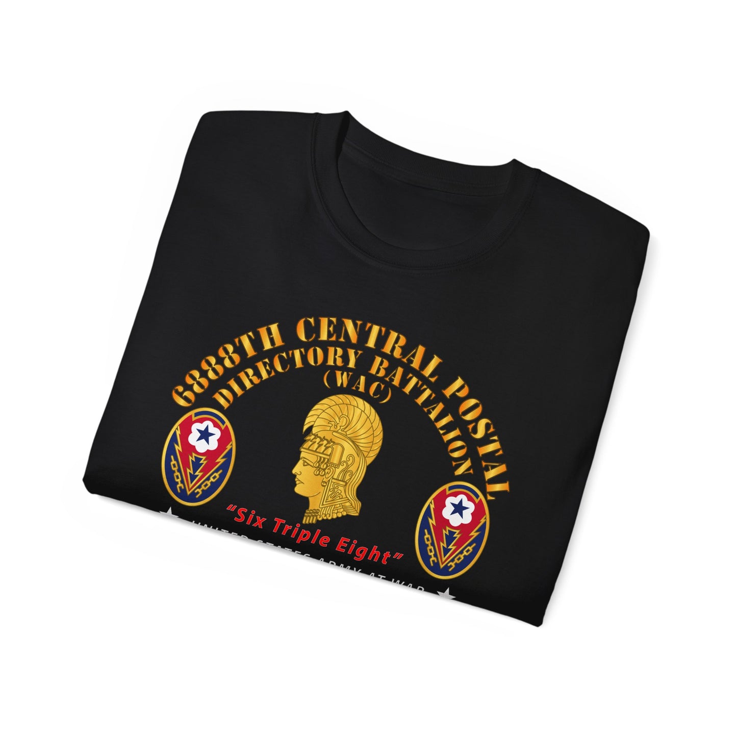 Unisex Ultra Cotton Tee - Army - 6888th Central Postal Directory Battalion - World War II Service Medals