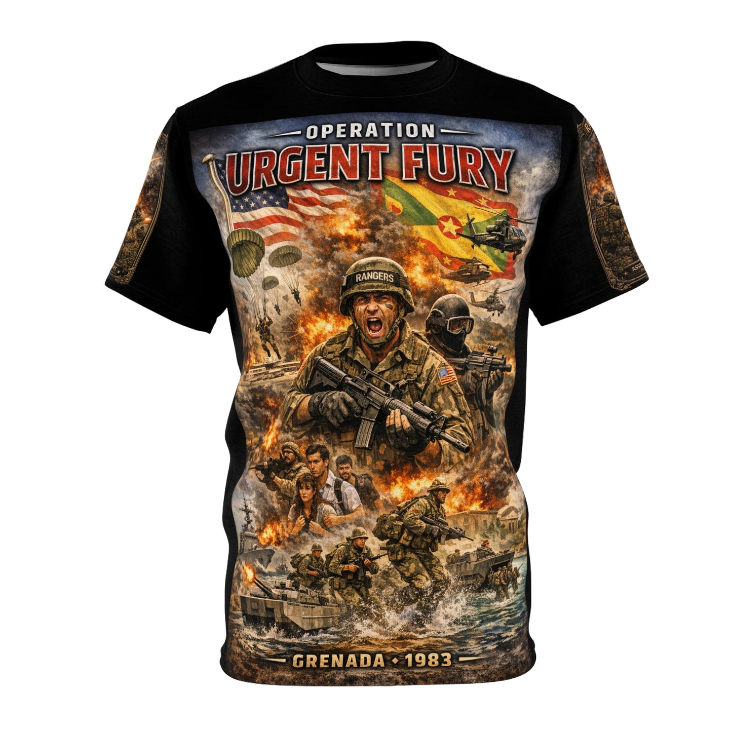 Operation Urgent Fury Tribute Tee — US Invasion of Grenada 1983