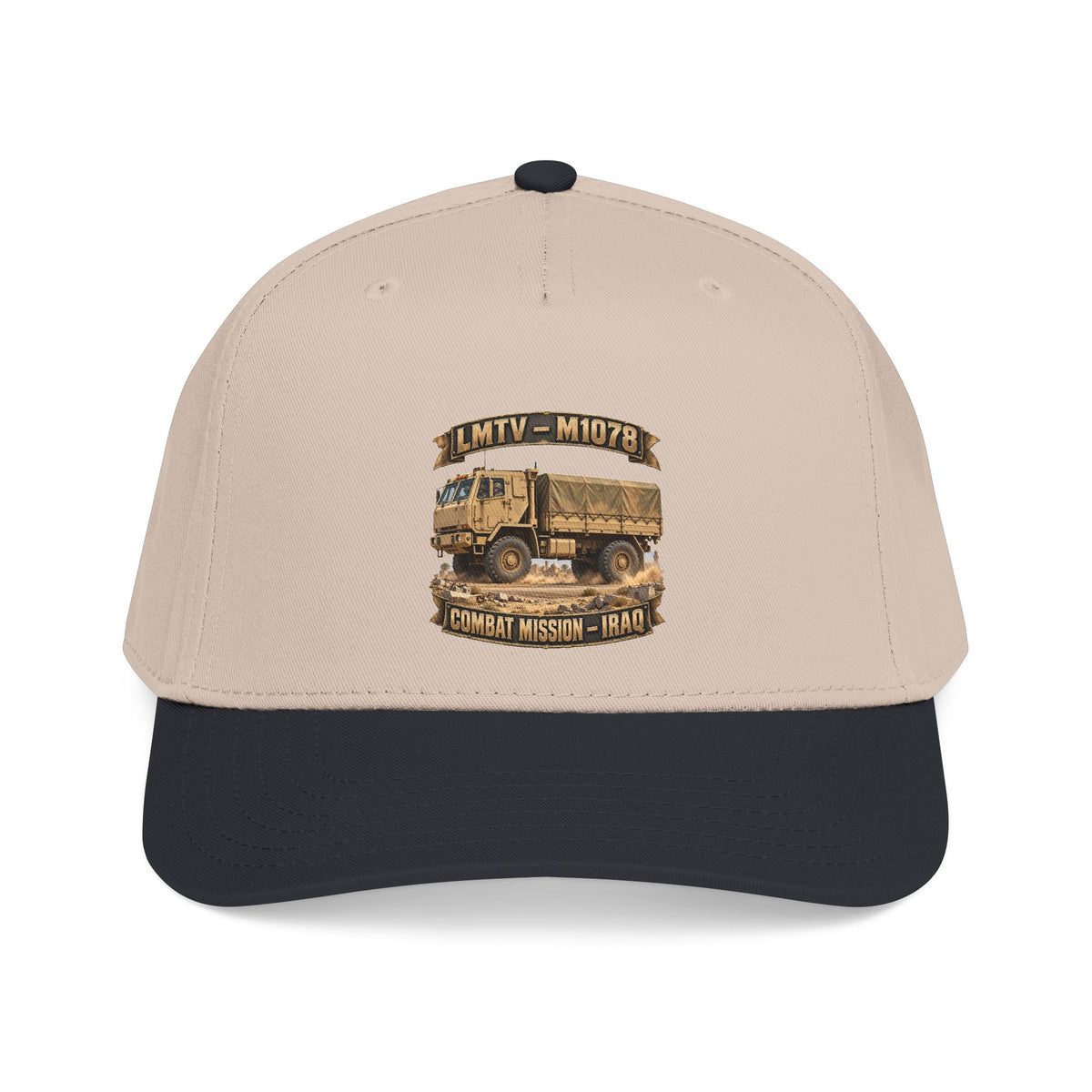 Mid Profile Baseball Cap - Army - LMTV - 1078 - Combat Mission - Iraq - 3D - Enhanced