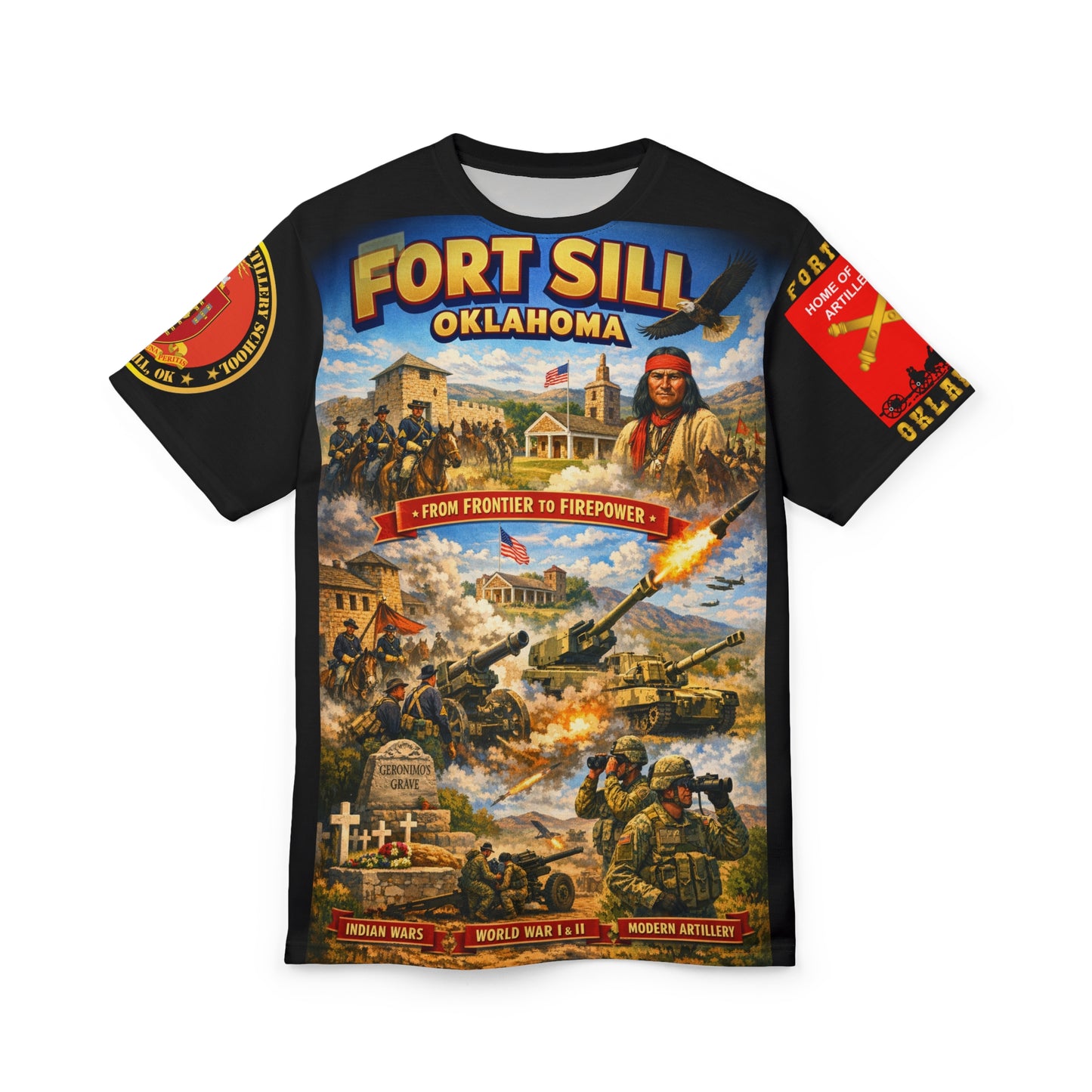 Field Artillery Tribute Tee - Fort Sill, Oklahoma