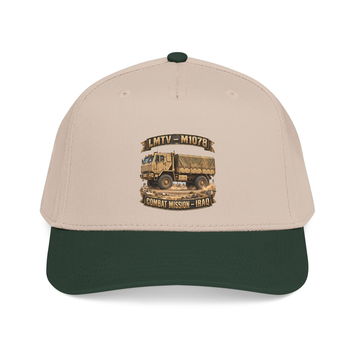 Mid Profile Baseball Cap - Army - LMTV - 1078 - Combat Mission - Iraq - 3D - Enhanced