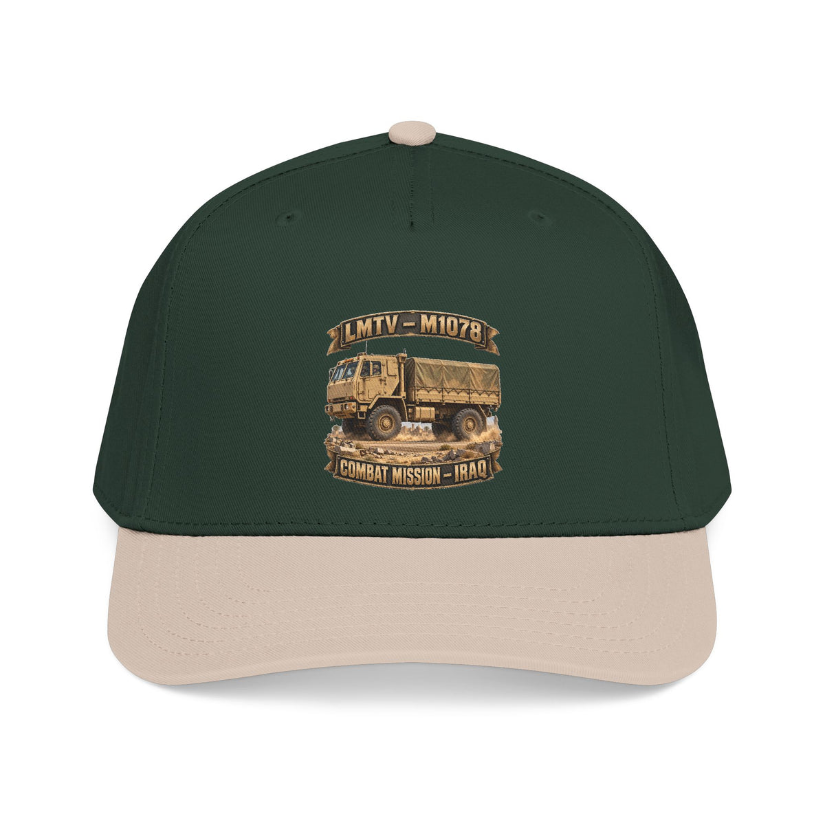 Mid Profile Baseball Cap - Army - LMTV - 1078 - Combat Mission - Iraq - 3D - Enhanced