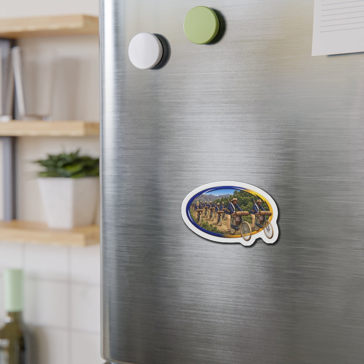 Die-Cut Magnets — CIrcle Riders - 3D - Enhanced