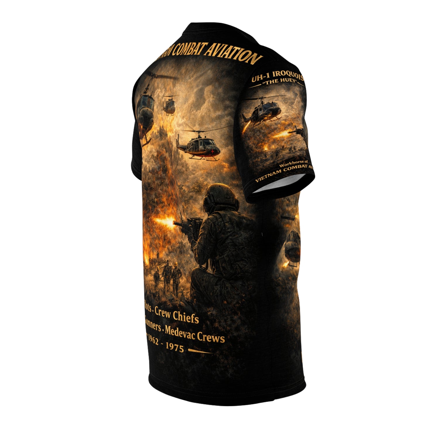 Vietnam Combat Aviation - The Air Medal Tribute Tee — Aerial Combat (Air Medal)