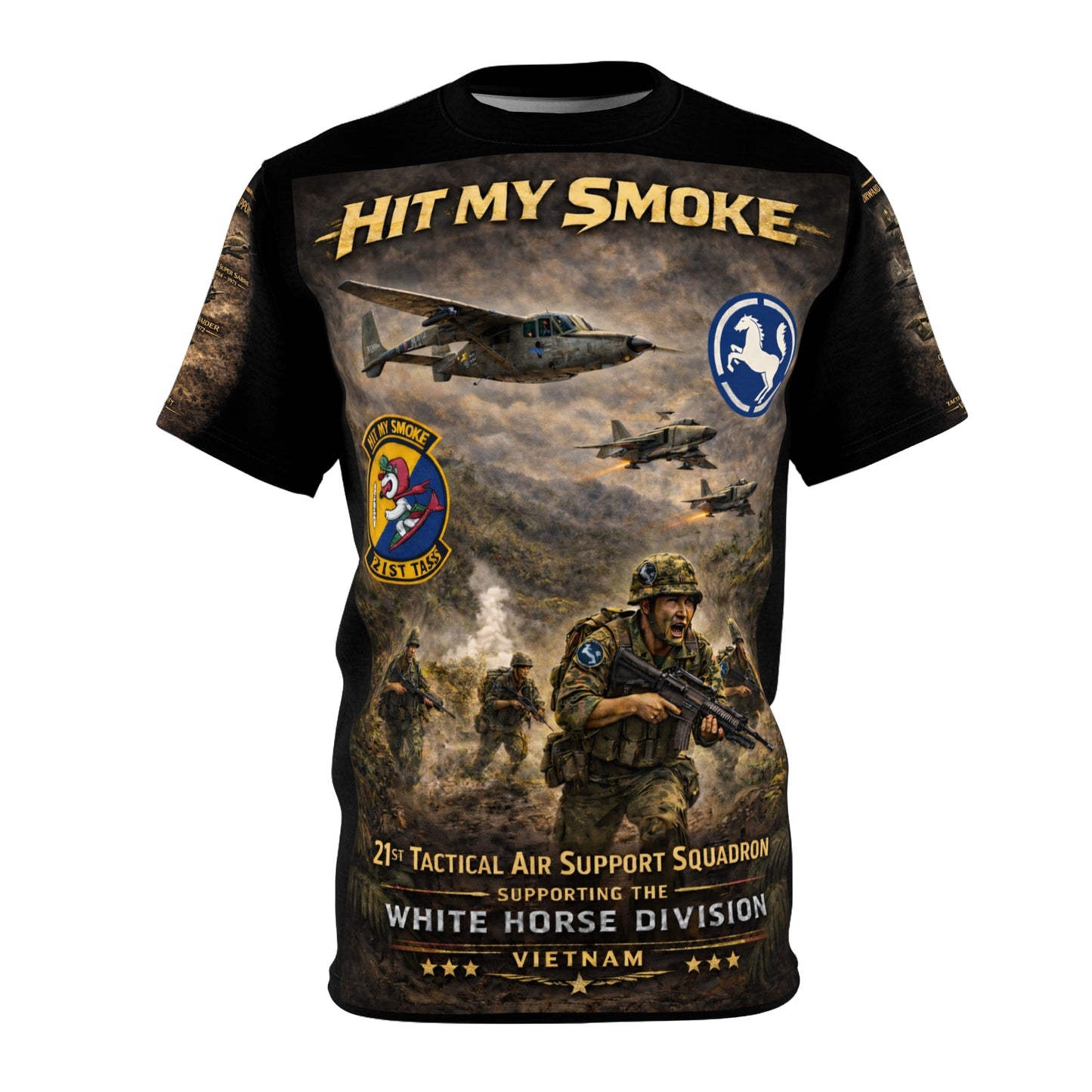 21st Tactical Air Support Squadron Hit My Smoke Tee | Vietnam Tribute - Supporting the 9th Infantry Division (South Korea)