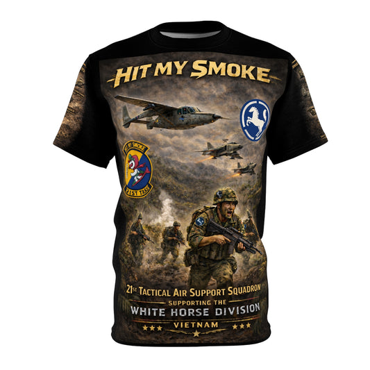 21st Tactical Air Support Squadron Hit My Smoke Tee | Vietnam Tribute - Supporting the 9th Infantry Division (South Korea)